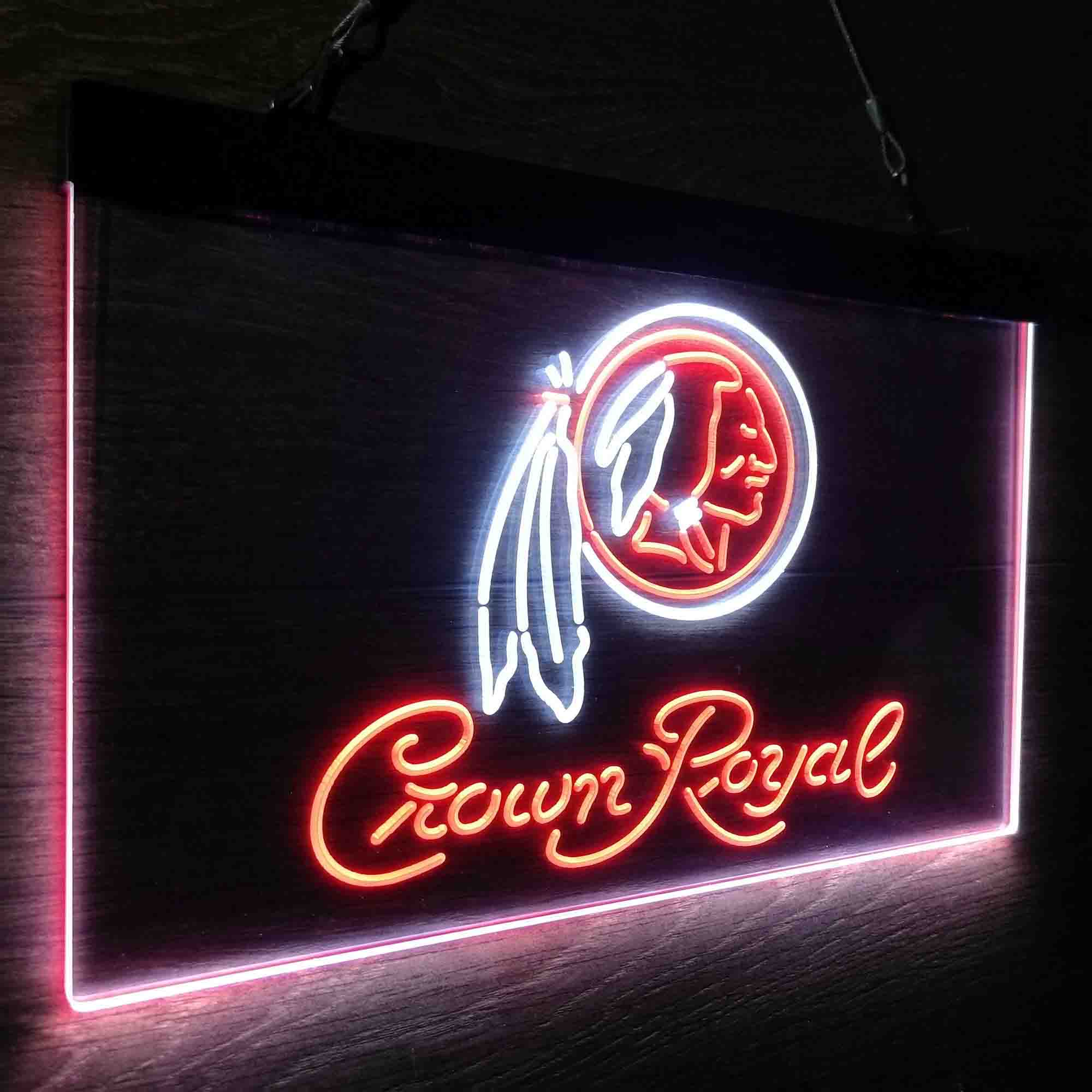 Crown Royal Bar Washington Est. 1932 Neon-Like LED Sign - ProLedSign