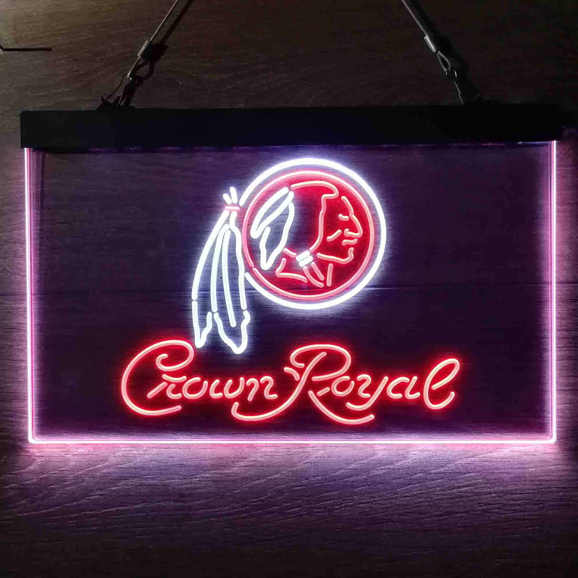 Crown Royal Bar Washington Est. 1932 Neon-Like LED Sign - ProLedSign