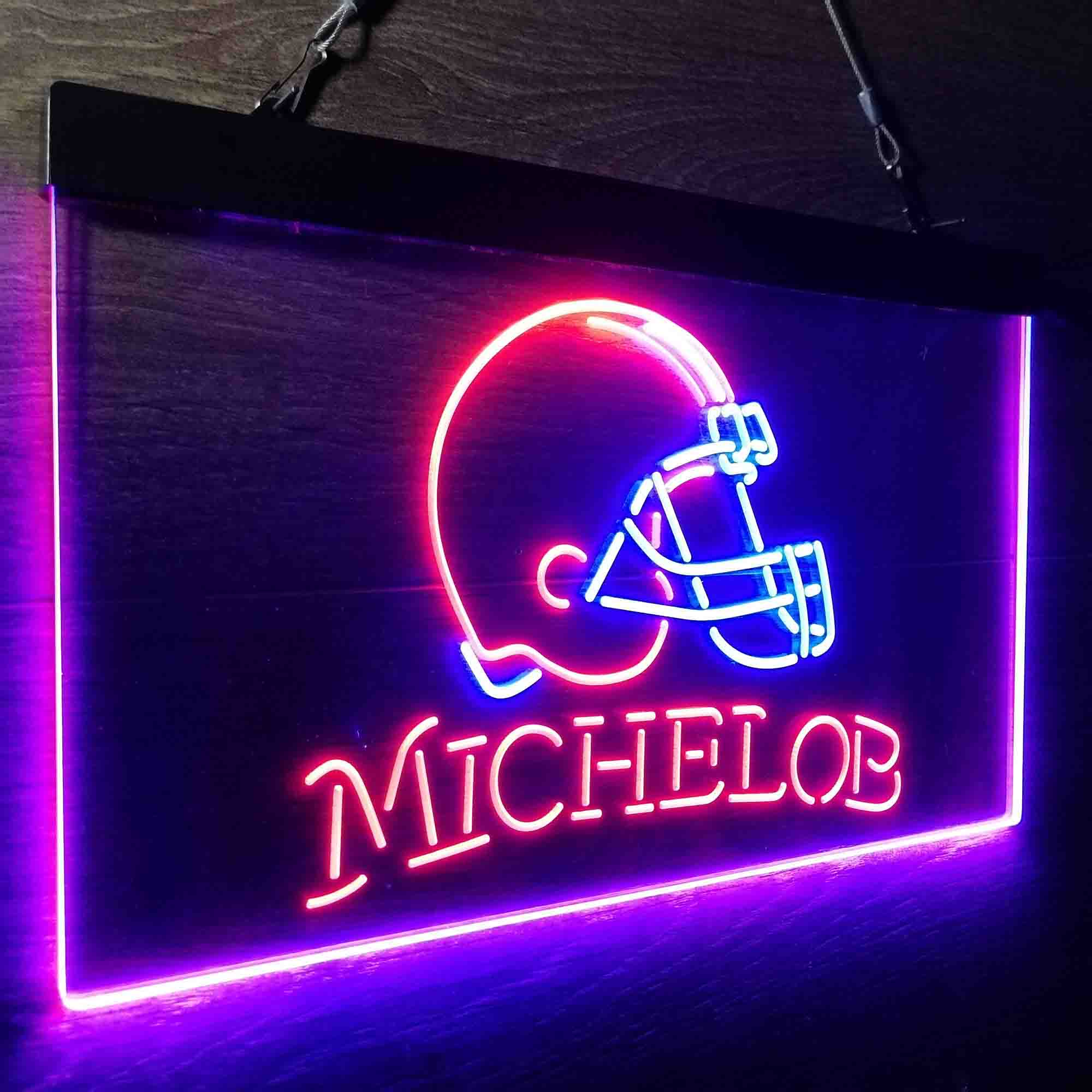 Michelob Bar Cleveland Browns Est. 1946 Neon-Like LED Sign