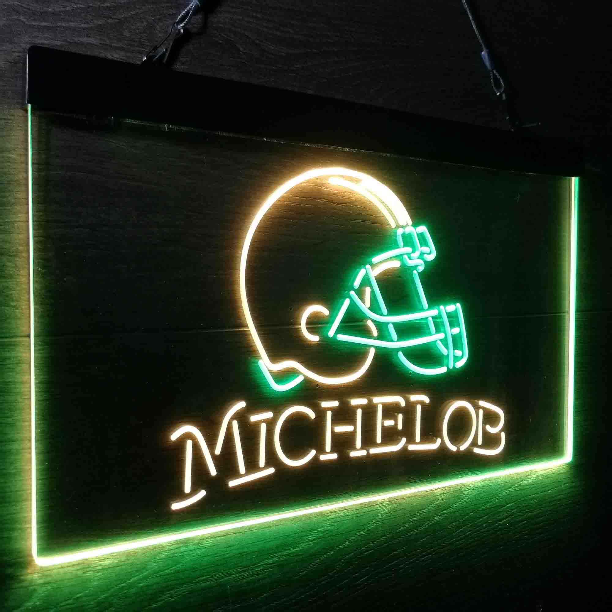 Michelob Bar Cleveland Browns Est. 1946 Neon-Like LED Sign