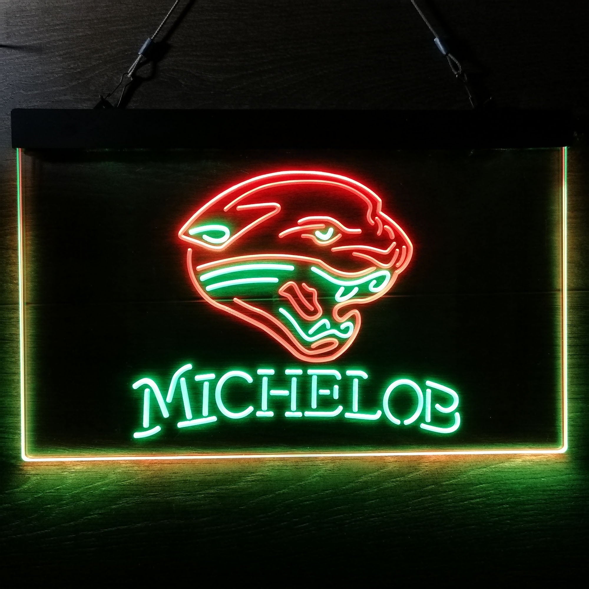 Michelob Bar Jacksonville Jaguars Est. 1995 Neon-Like LED Sign