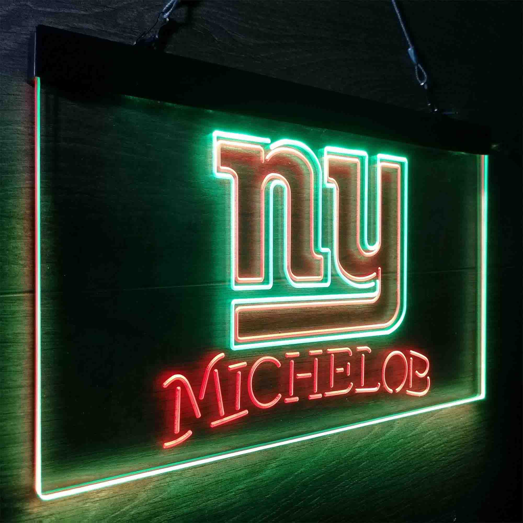 Michelob Bar New York Giants Est. 1925 Neon-Like LED Sign