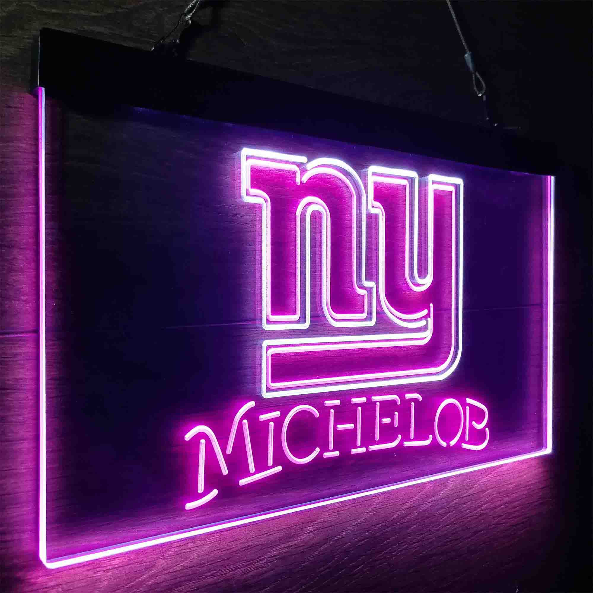 Michelob Bar New York Giants Est. 1925 Neon-Like LED Sign