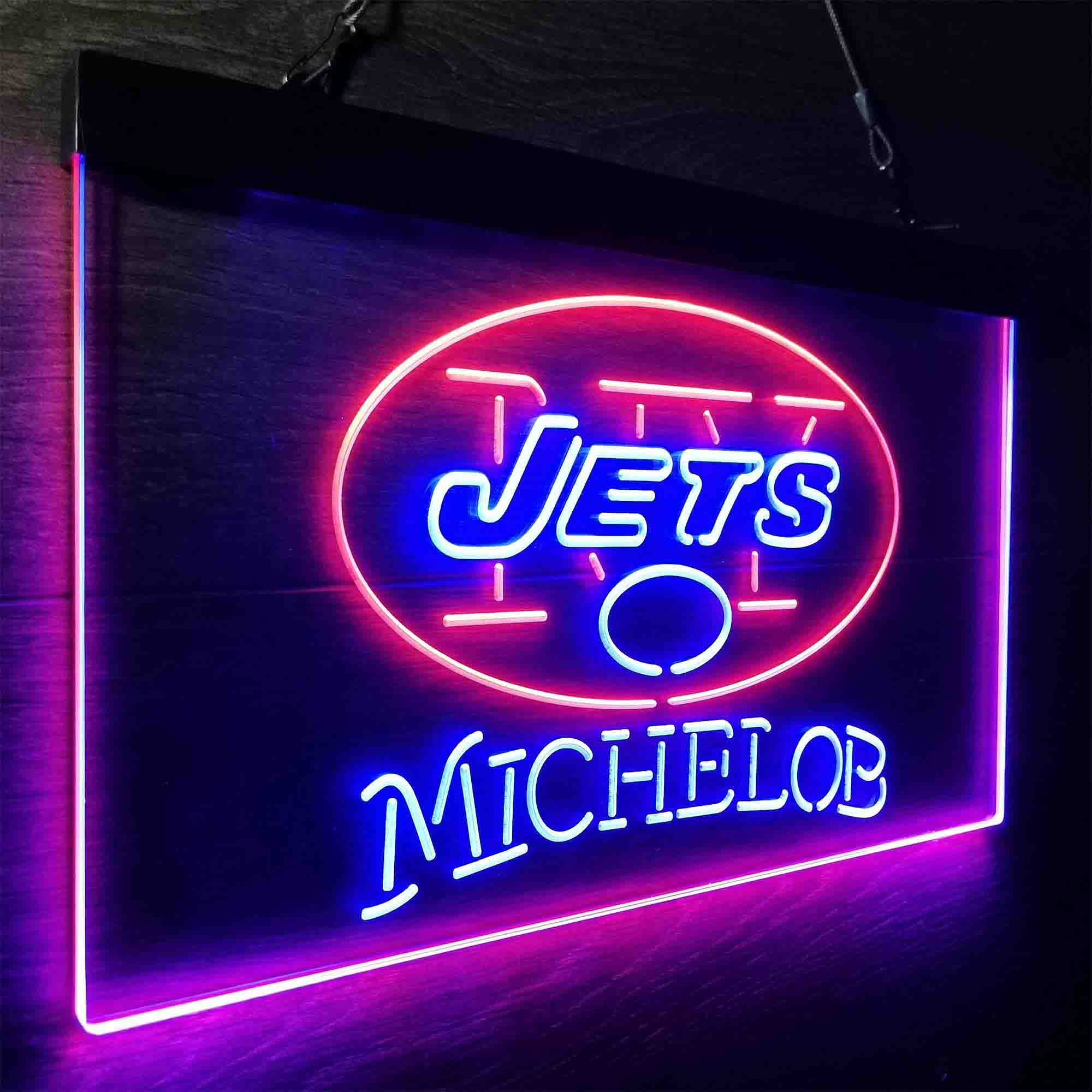 Michelob Bar New York Jets Est. 1960 Neon-Like LED Sign