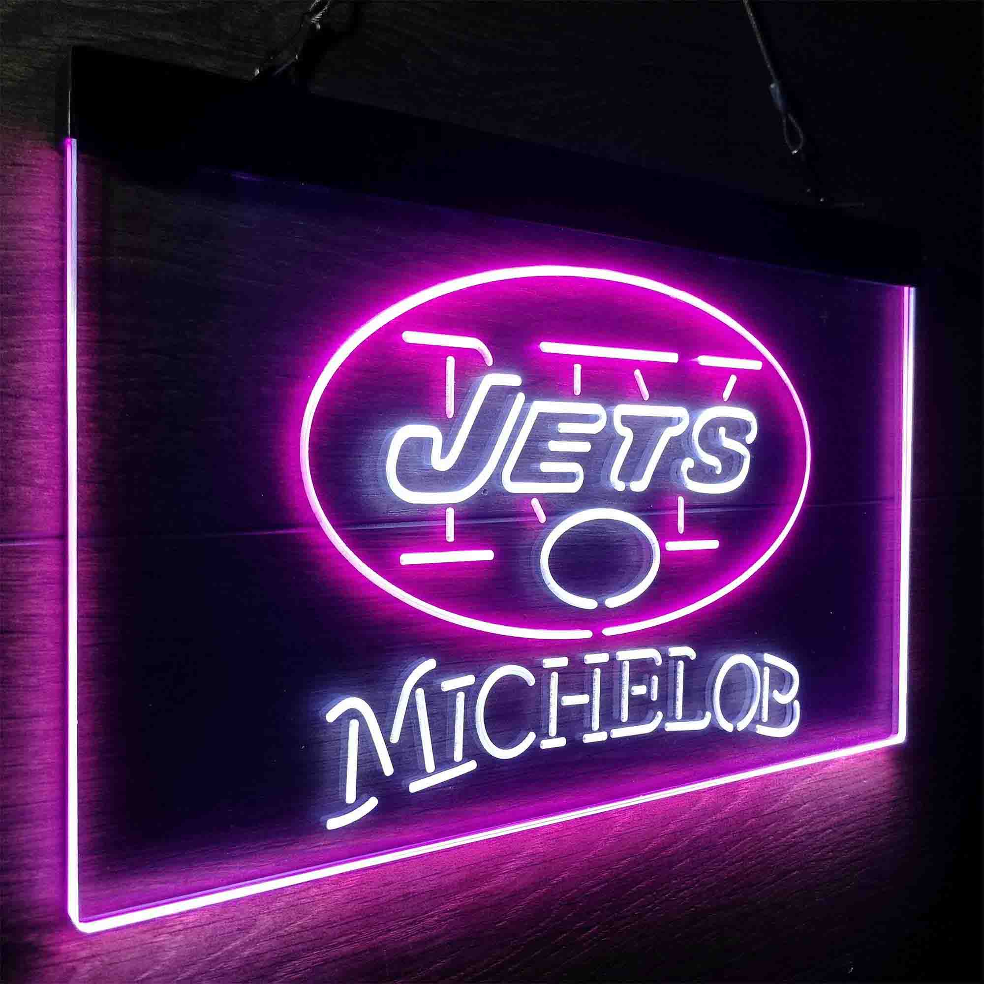 Michelob Bar New York Jets Est. 1960 Neon-Like LED Sign