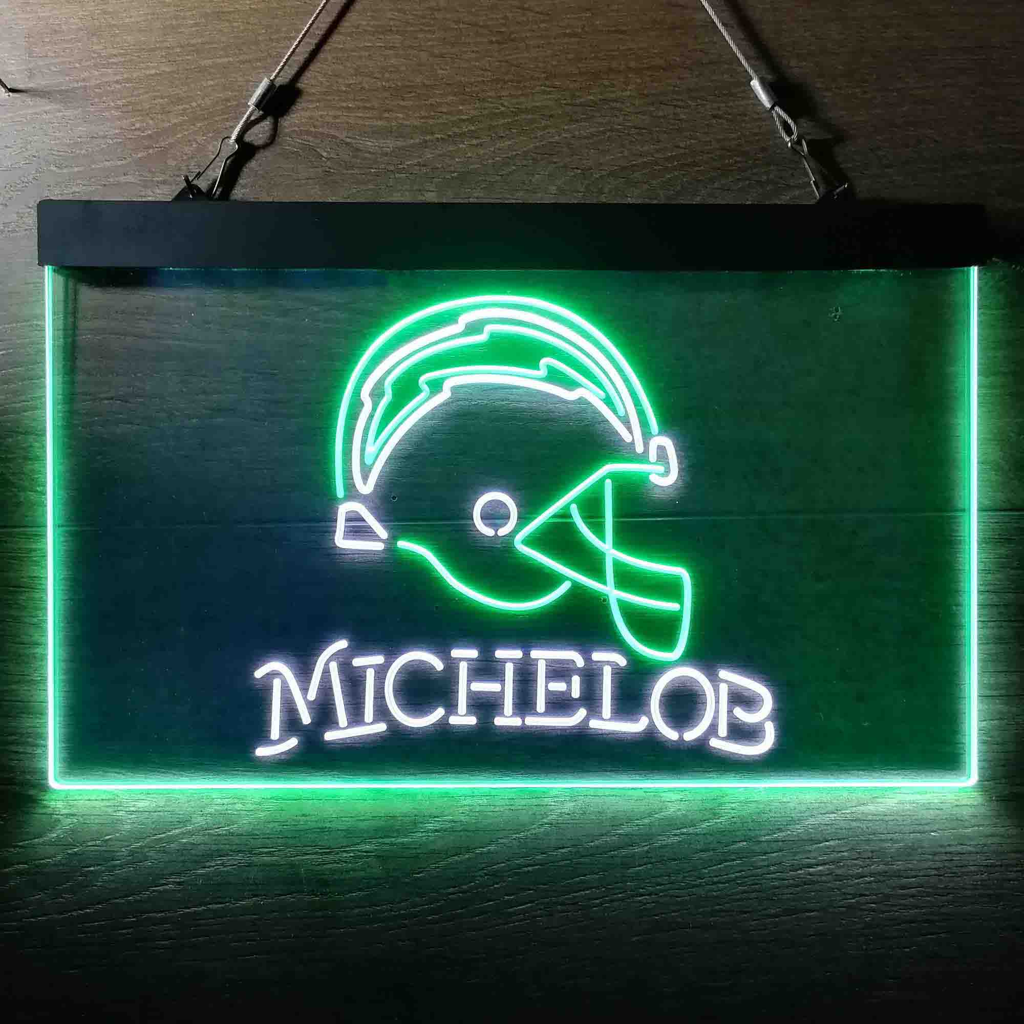 Michelob Bar Los Angeles Chargers Est. 1960 Neon-Like LED Sign