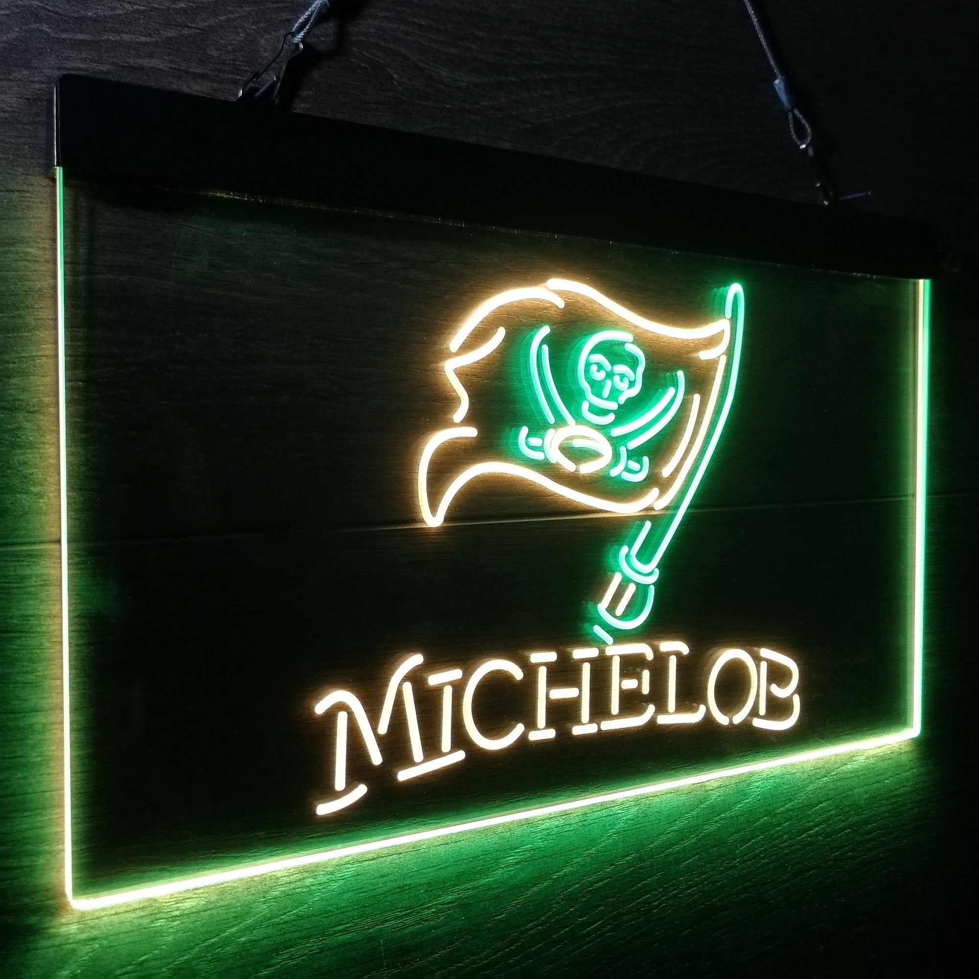 Michelob Bar Tampa Bay Buccaneers Est. 1976 Neon-Like LED Sign