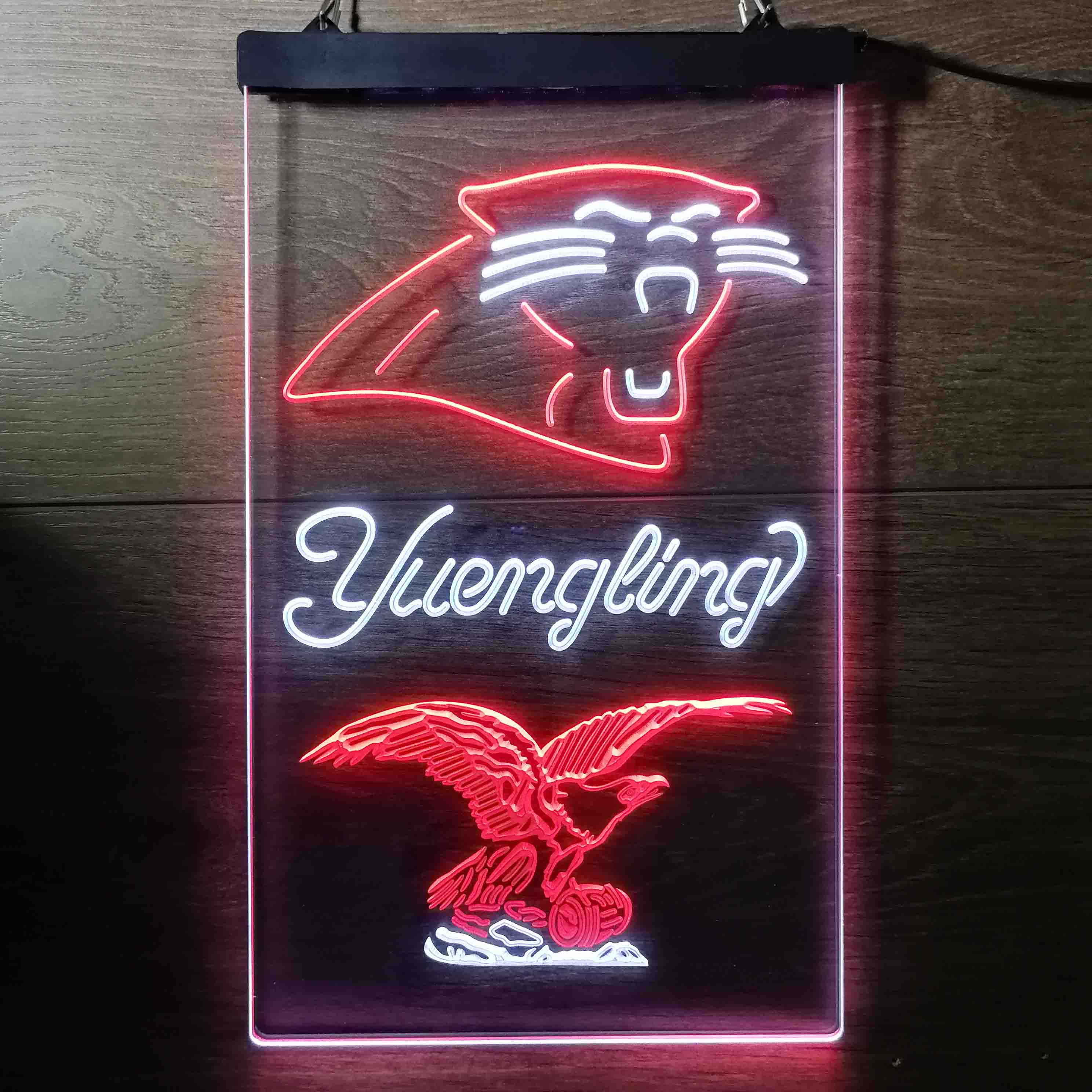 Yuengling Bar Carolina Panthers Est. 1995 Neon-Like LED Sign
