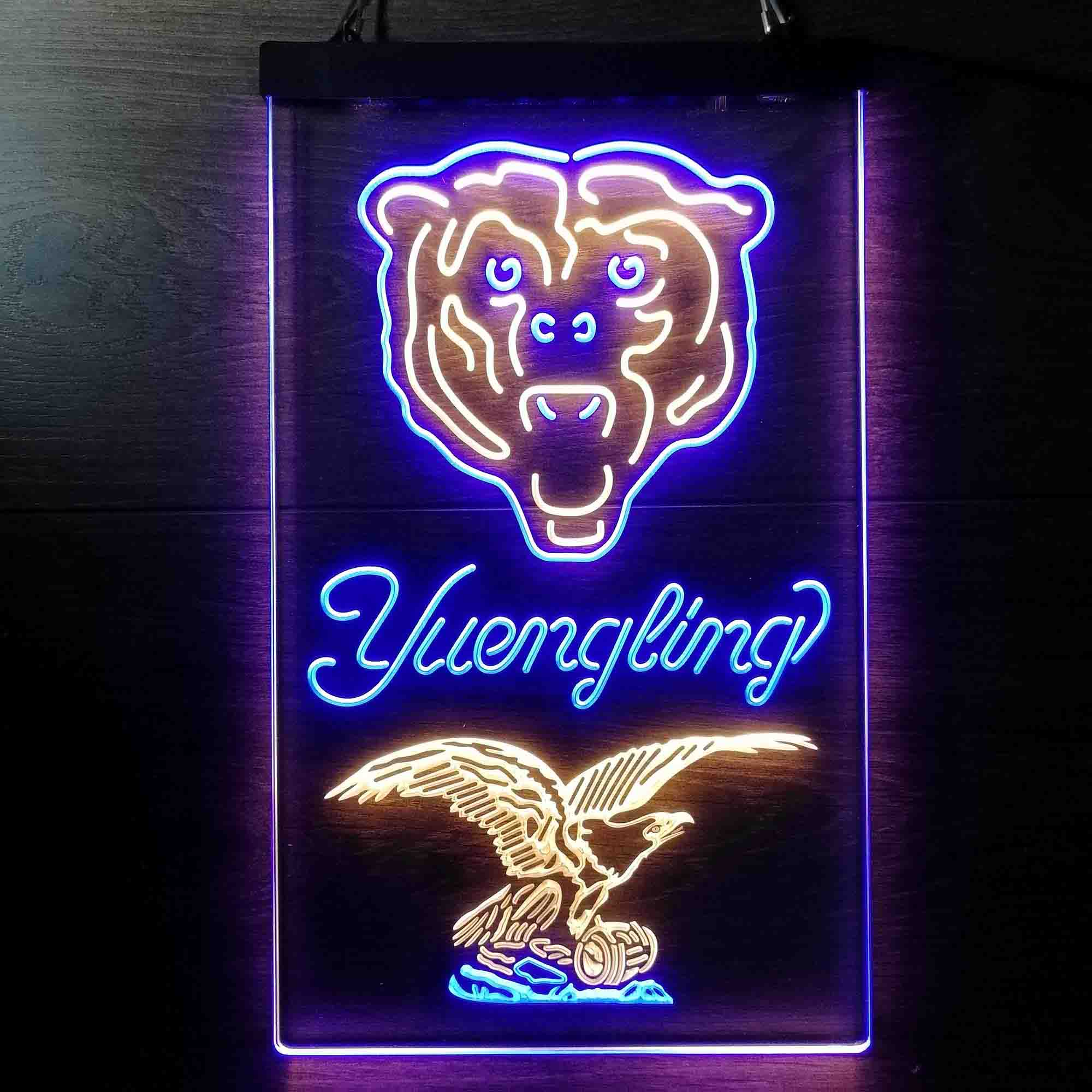 Yuengling Bar Chicago Bears Est. 1920 Neon-Like LED Sign