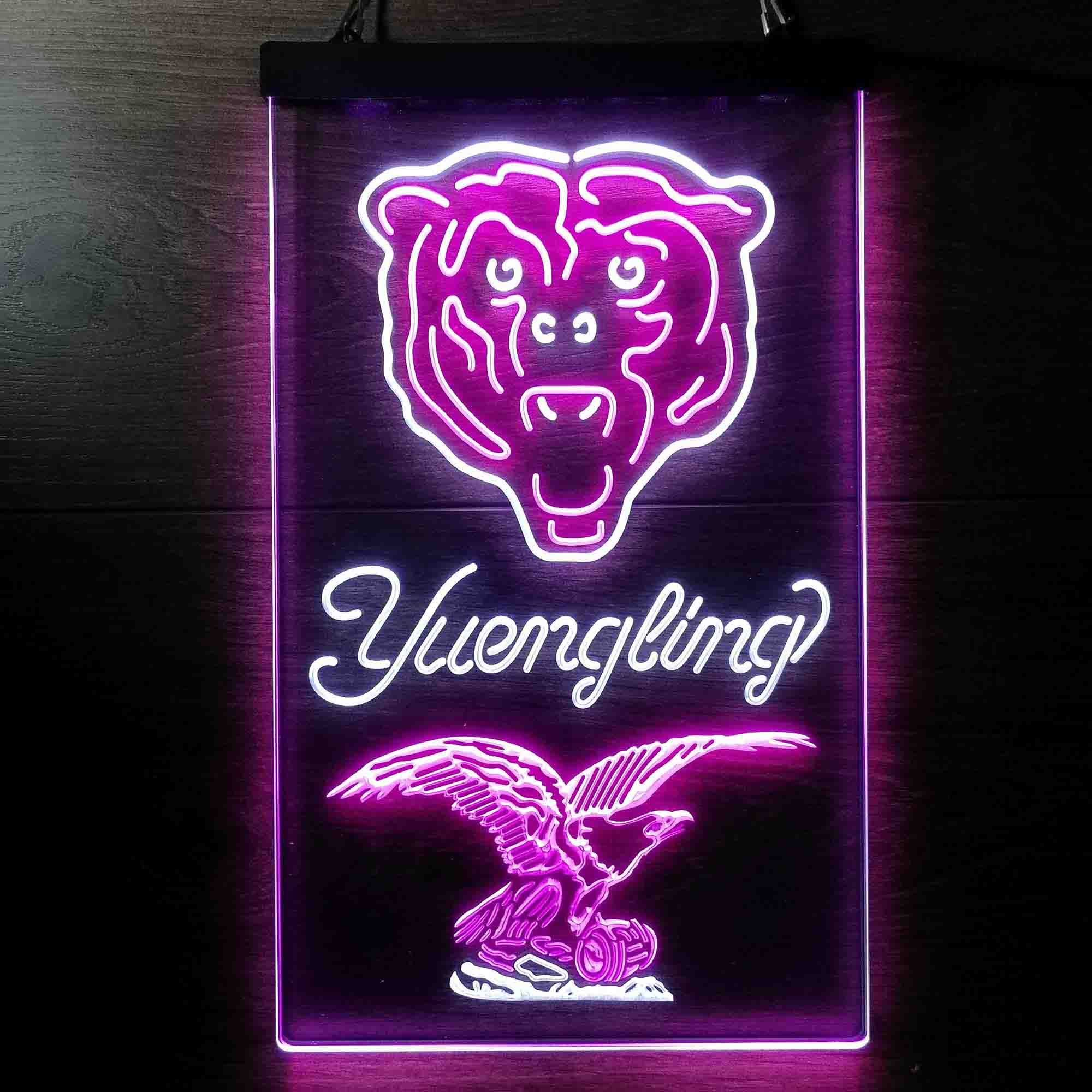Yuengling Bar Chicago Bears Est. 1920 Neon-Like LED Sign