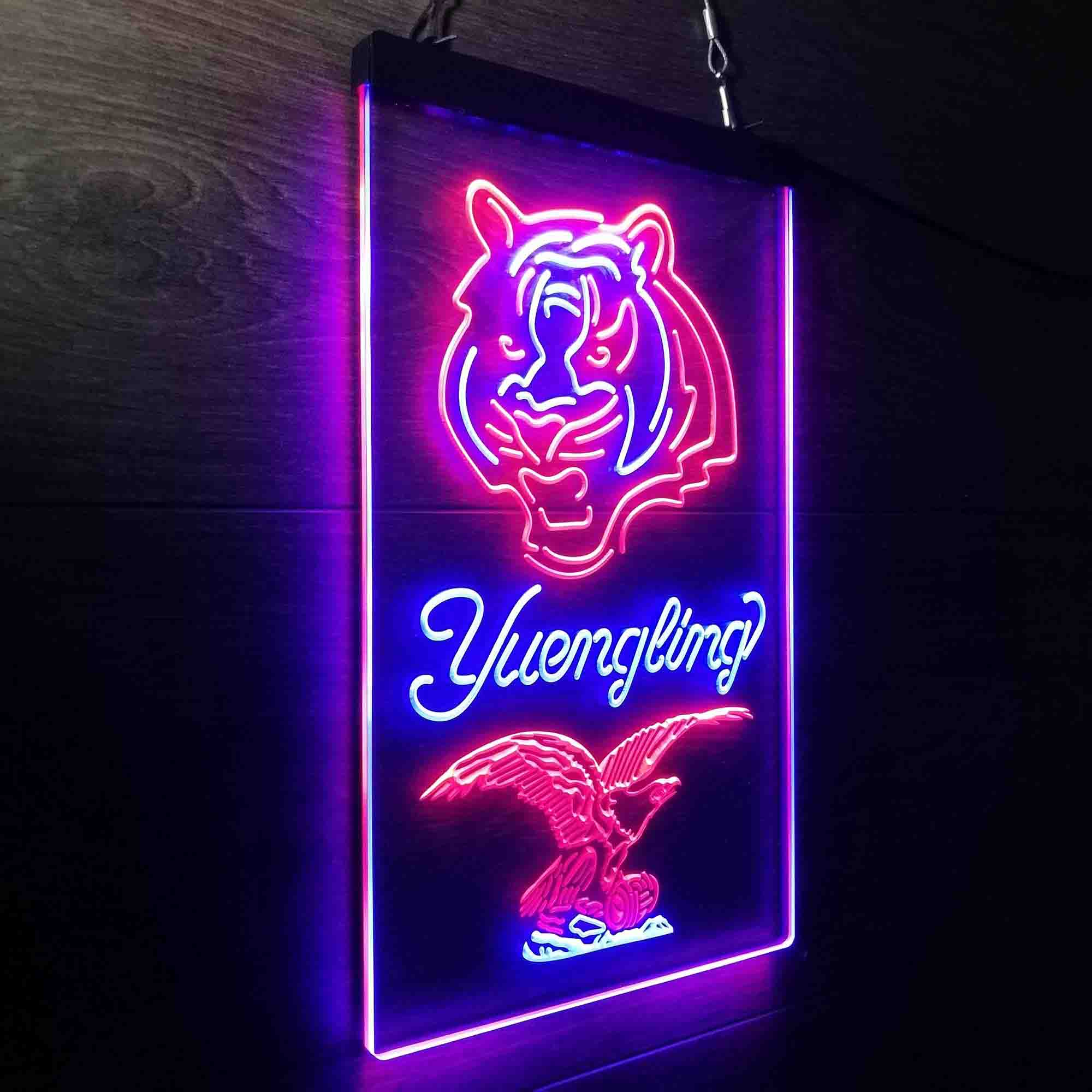 Yuengling Bar Cincinnati Bengals Est. 1968 Neon-Like LED Sign