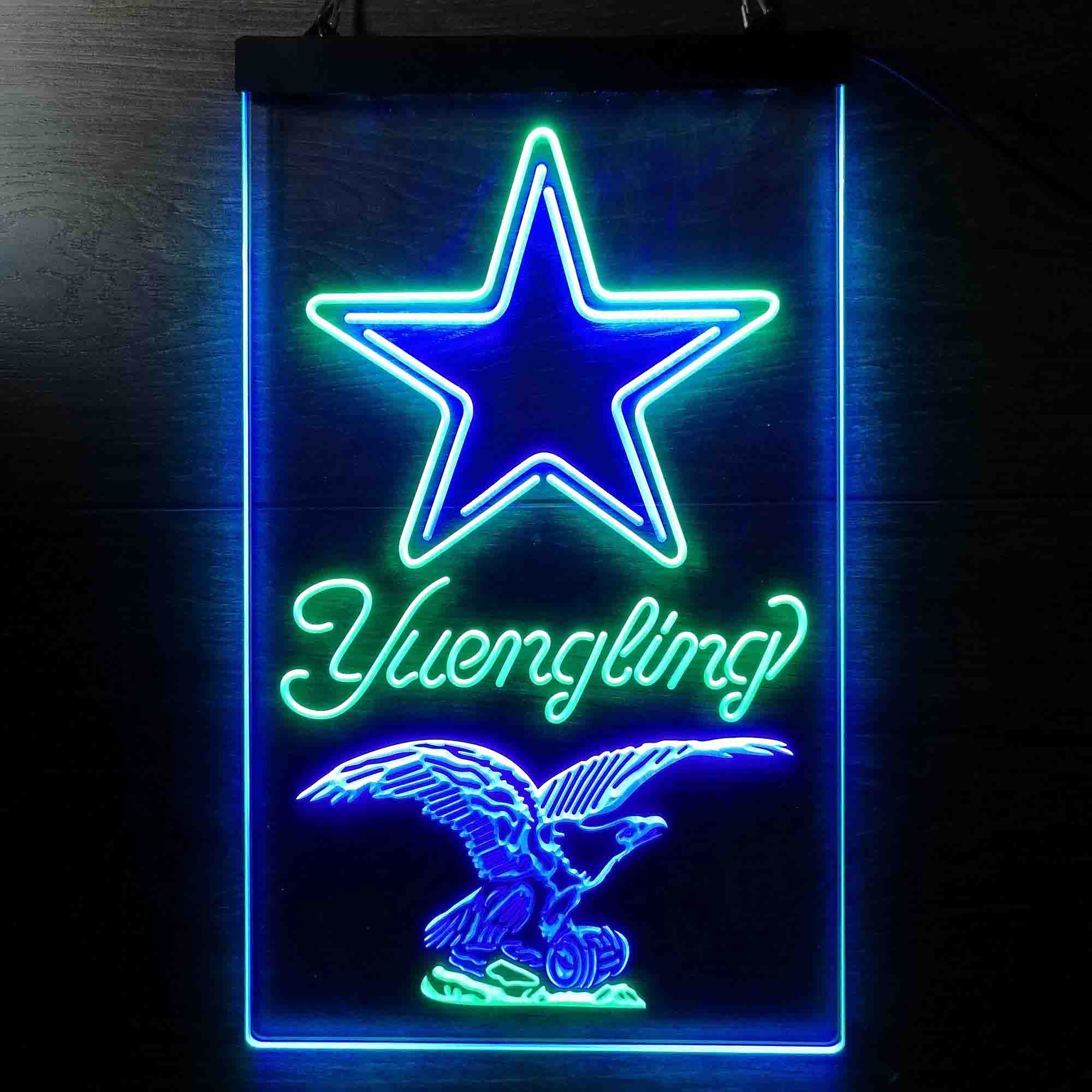 Yuengling Bar Dallas Cowboys Est. 1960 Neon-Like LED Sign