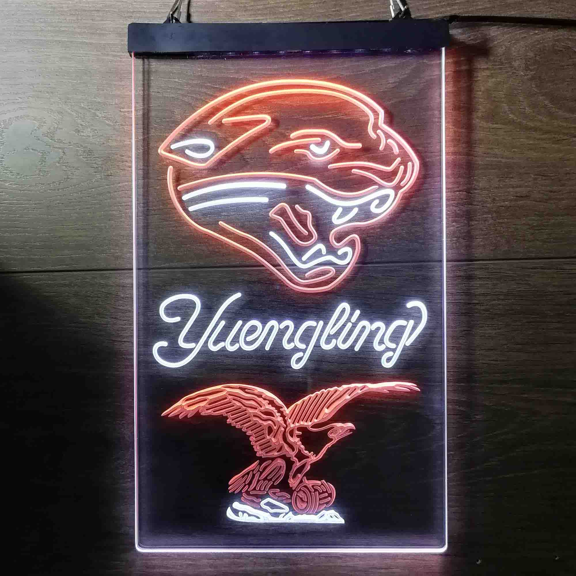 Yuengling Bar Jacksonville Jaguars Est. 1995 Neon-Like LED Sign
