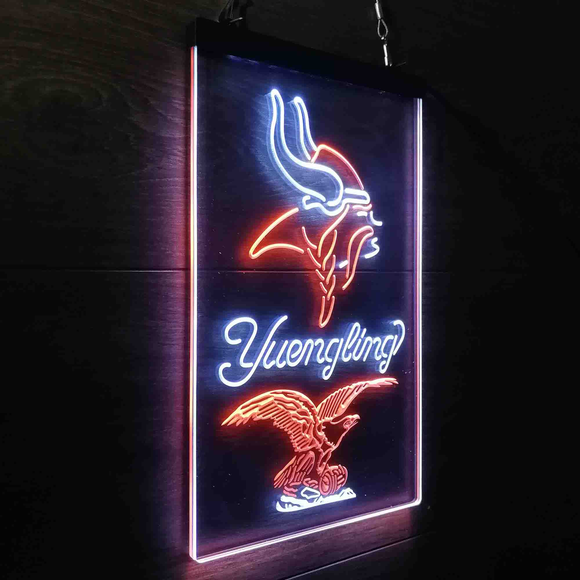 Yuengling Bar Minnesota Vikings Est. 1961 Neon-Like LED Sign