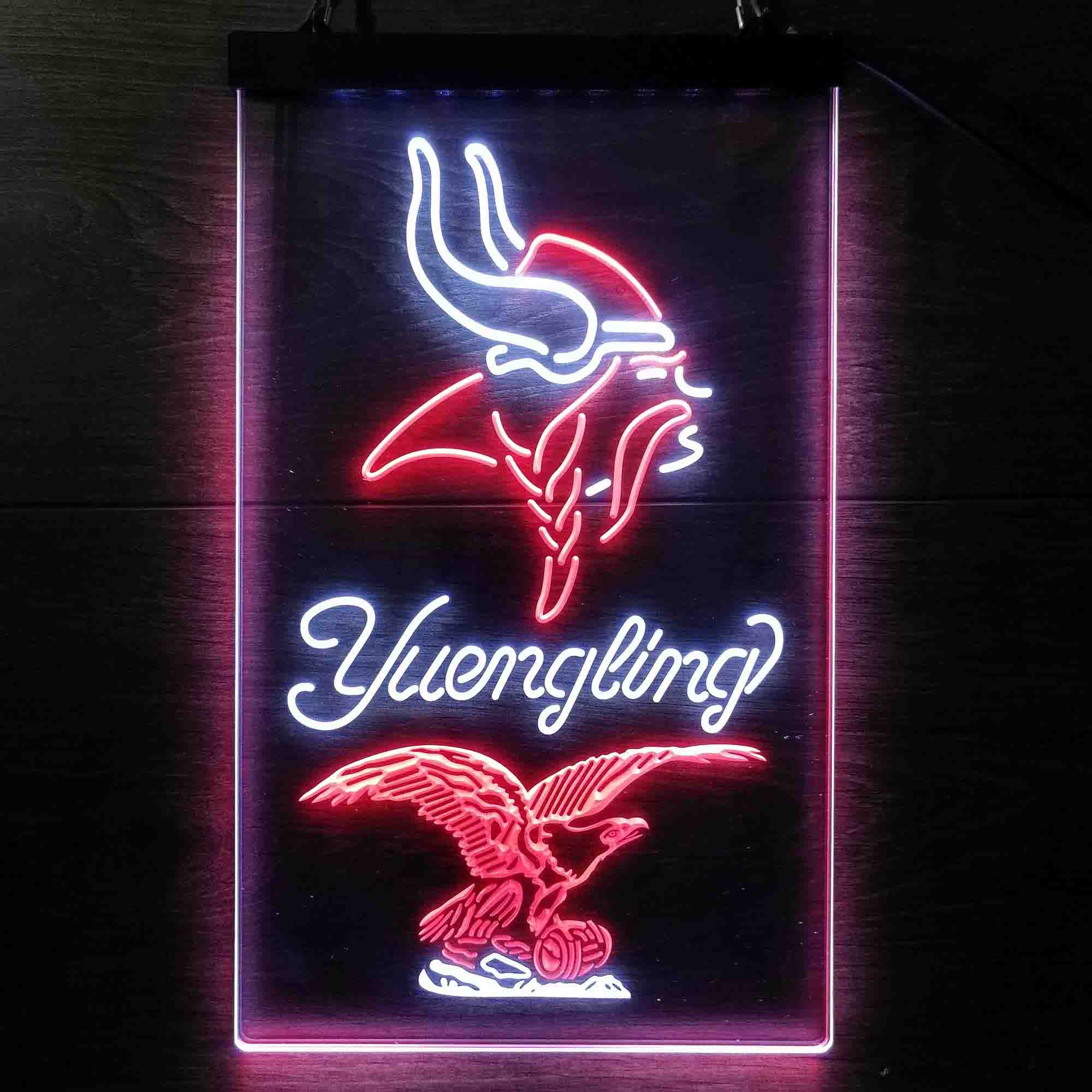 Yuengling Bar Minnesota Vikings Est. 1961 Neon-Like LED Sign