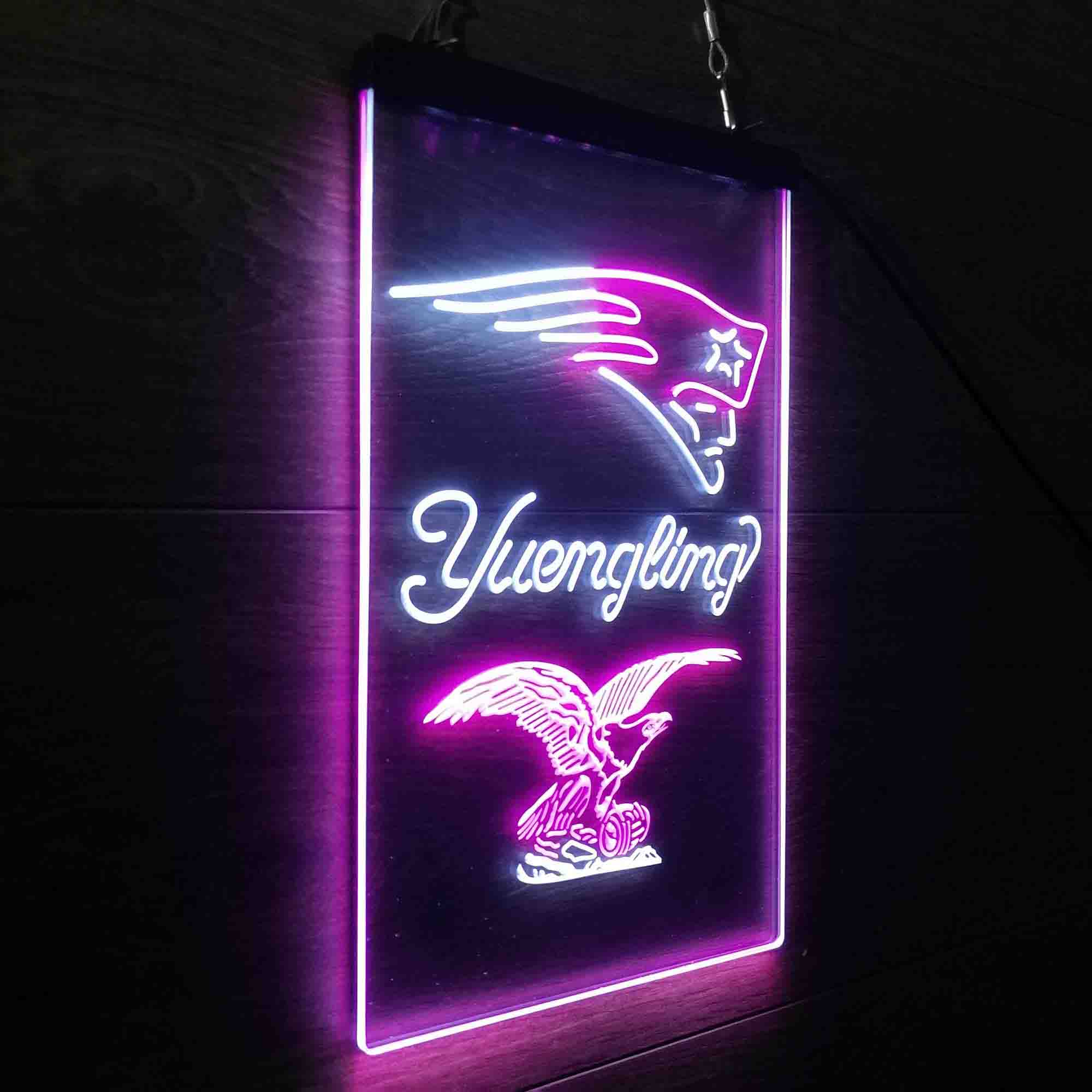 Yuengling Bar New England Patriots Est. 1960 Neon-Like LED Sign