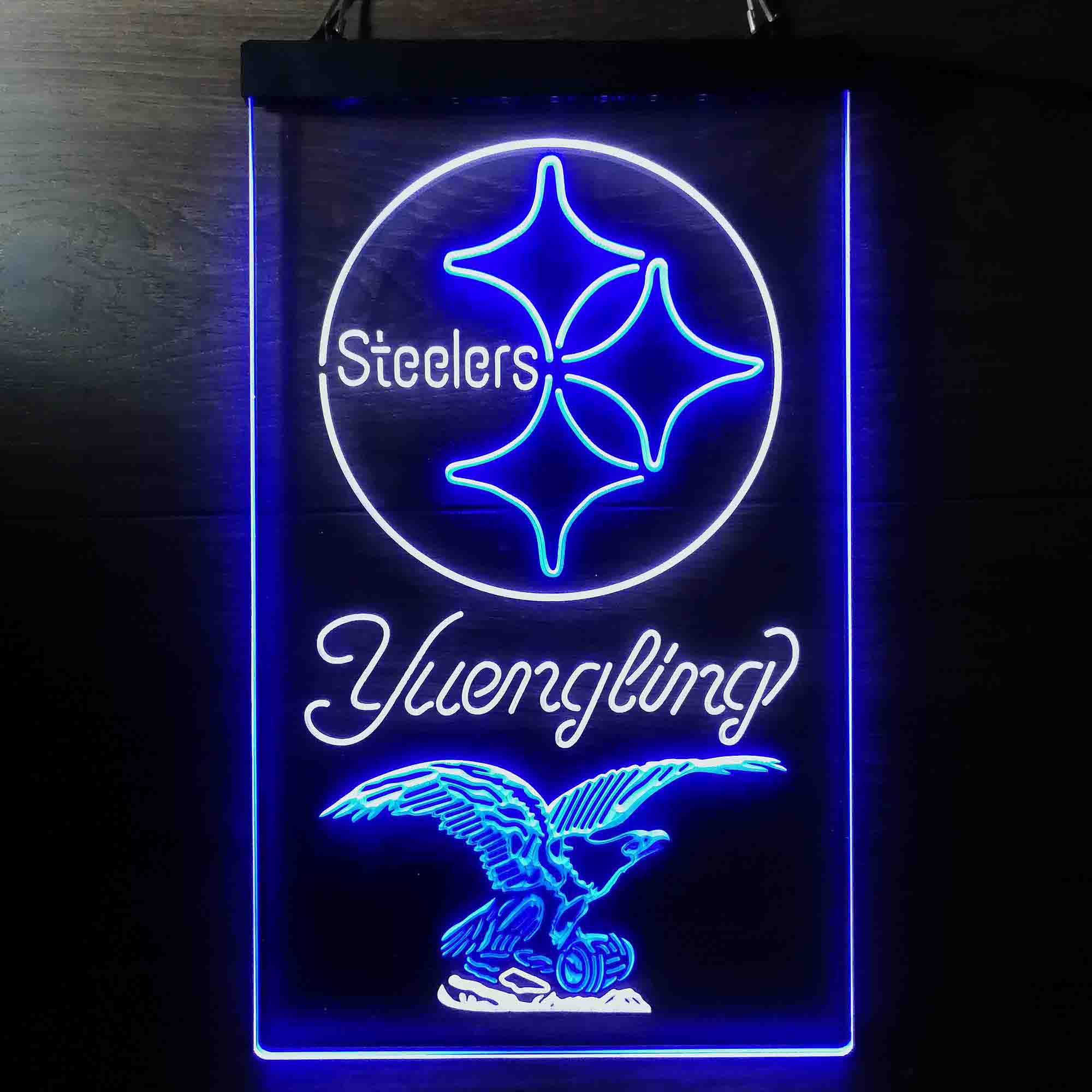 Yuengling Bar Pittsburgh Steelers Est. 1933 Neon-Like LED Sign