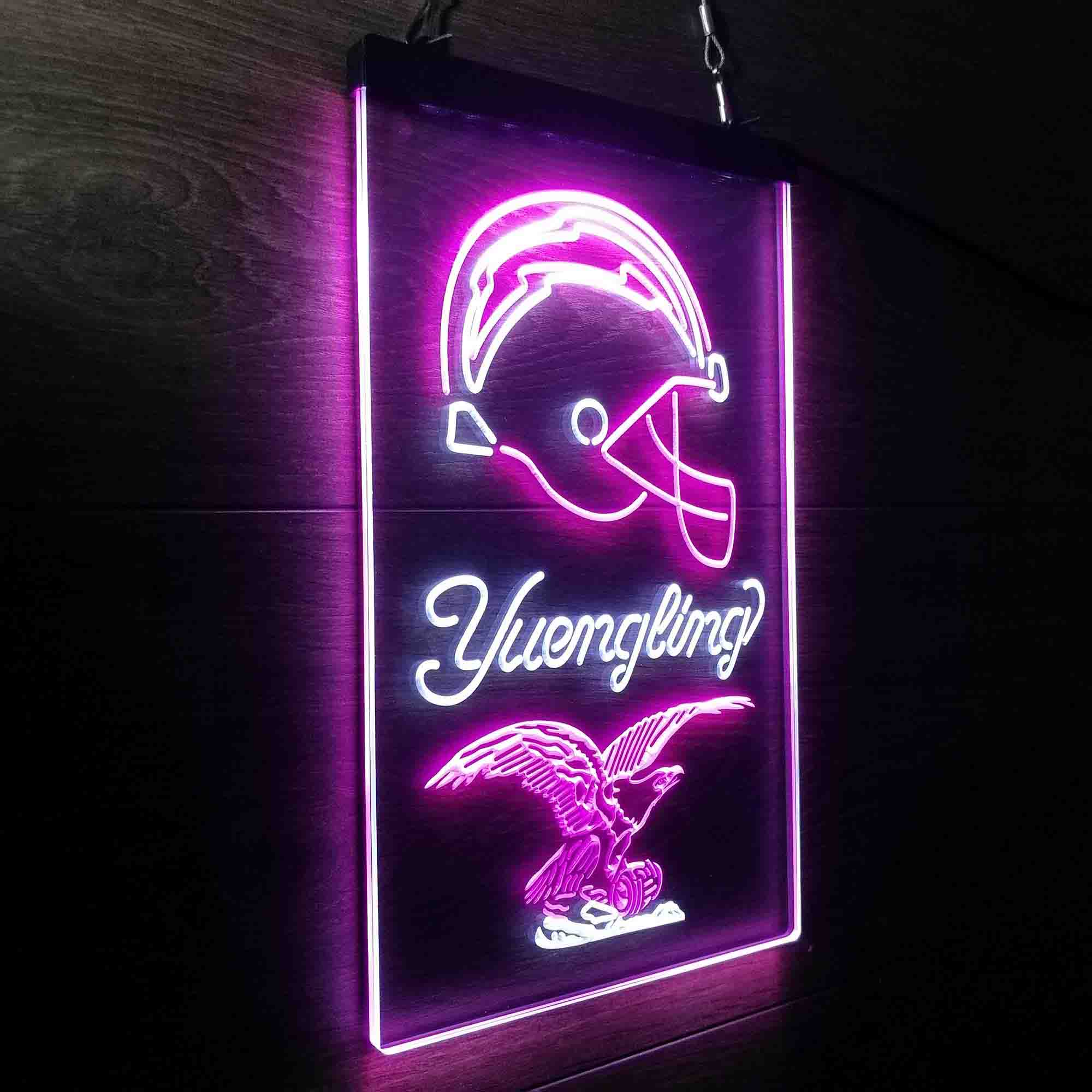 Yuengling Bar Los Angeles Chargers Est. 1960 Neon-Like LED Sign