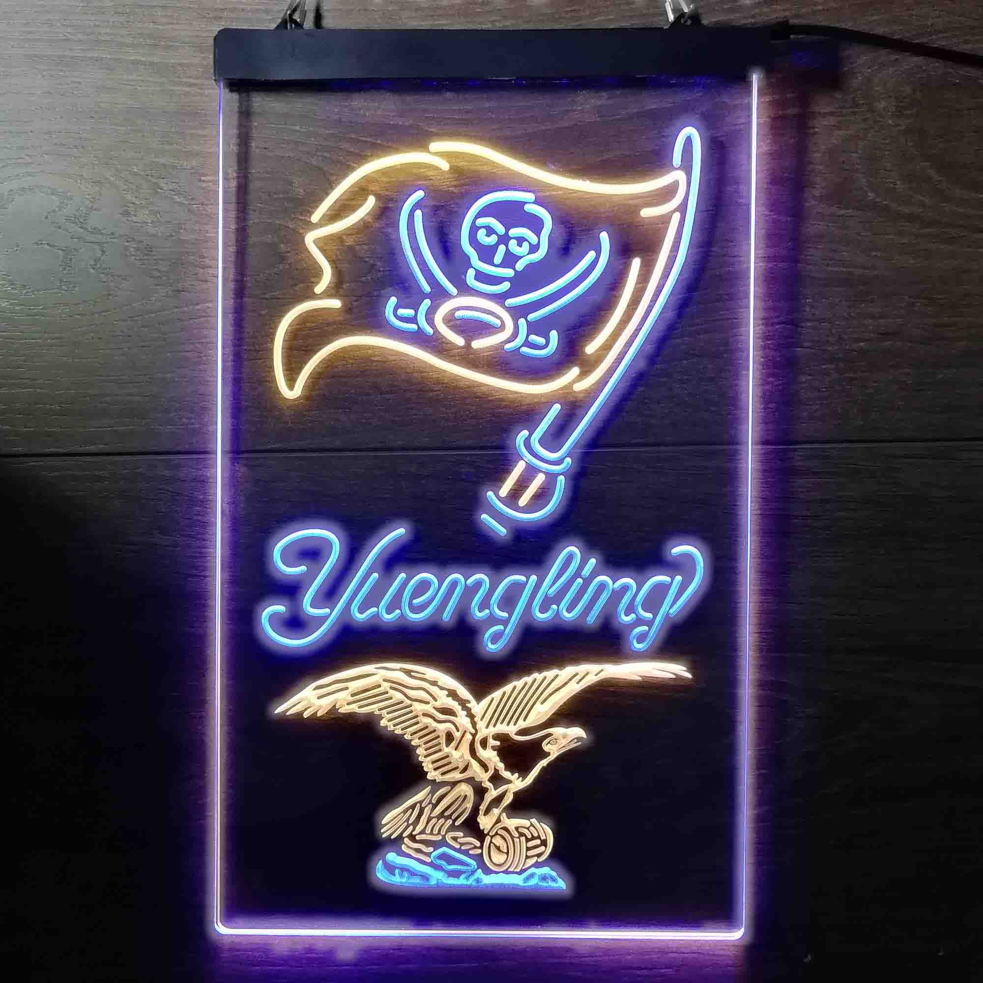 Yuengling Bar Tampa Bay Buccaneers Est. 1976 Neon-Like LED Sign