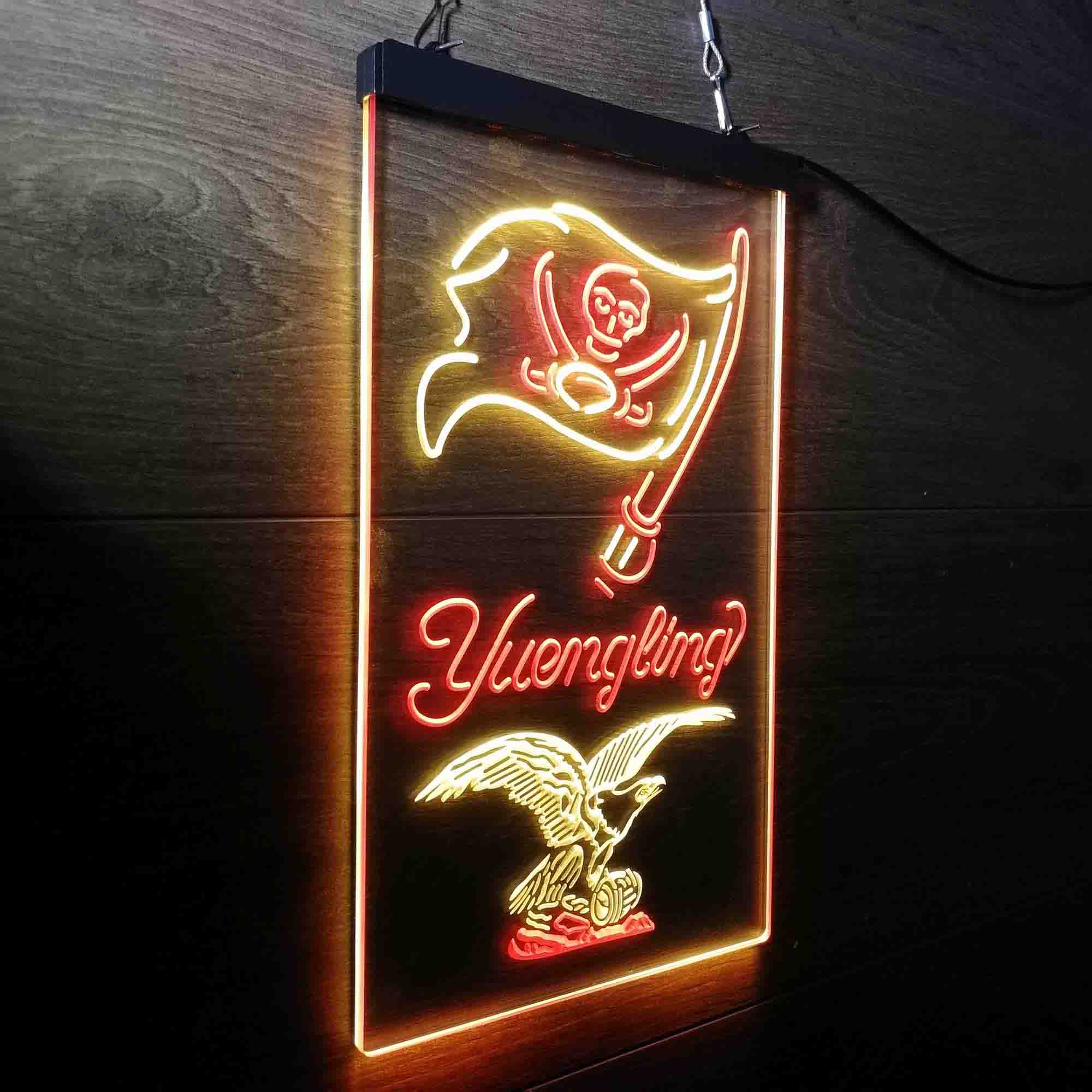 Yuengling Bar Tampa Bay Buccaneers Est. 1976 Neon-Like LED Sign