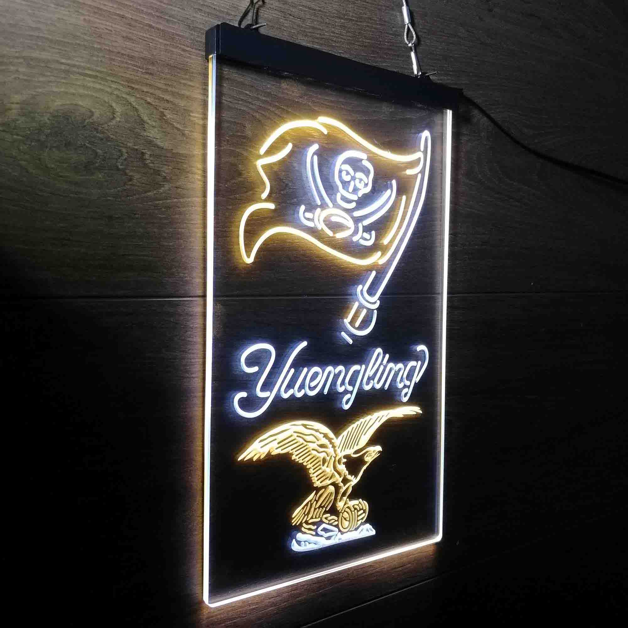 Yuengling Bar Tampa Bay Buccaneers Est. 1976 Neon-Like LED Sign