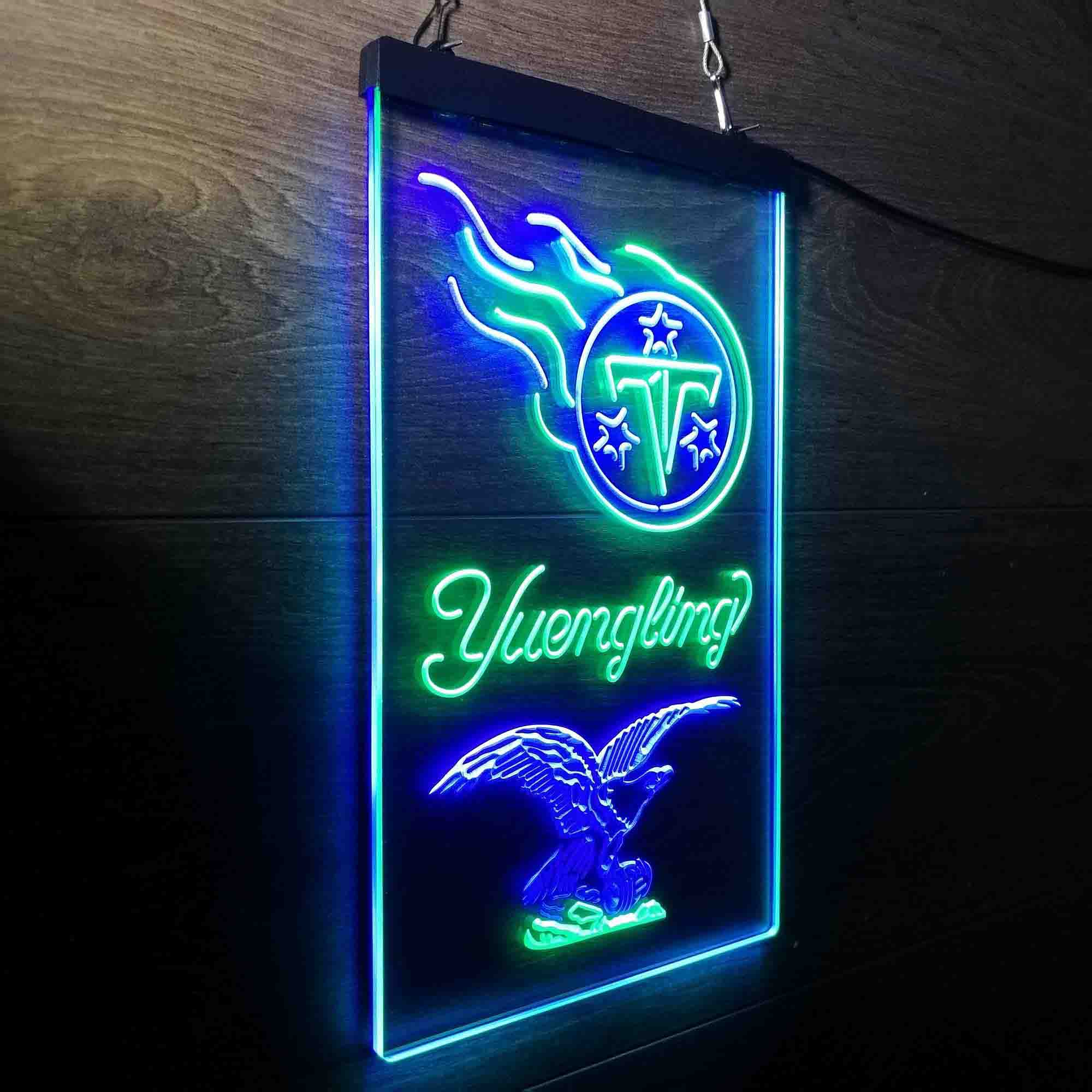 Yuengling Bar Tennessee Titans Est. 1960 Neon-Like LED Sign