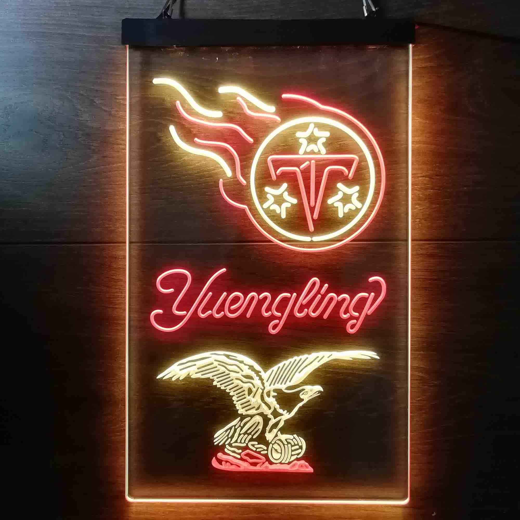 Yuengling Bar Tennessee Titans Est. 1960 Neon-Like LED Sign