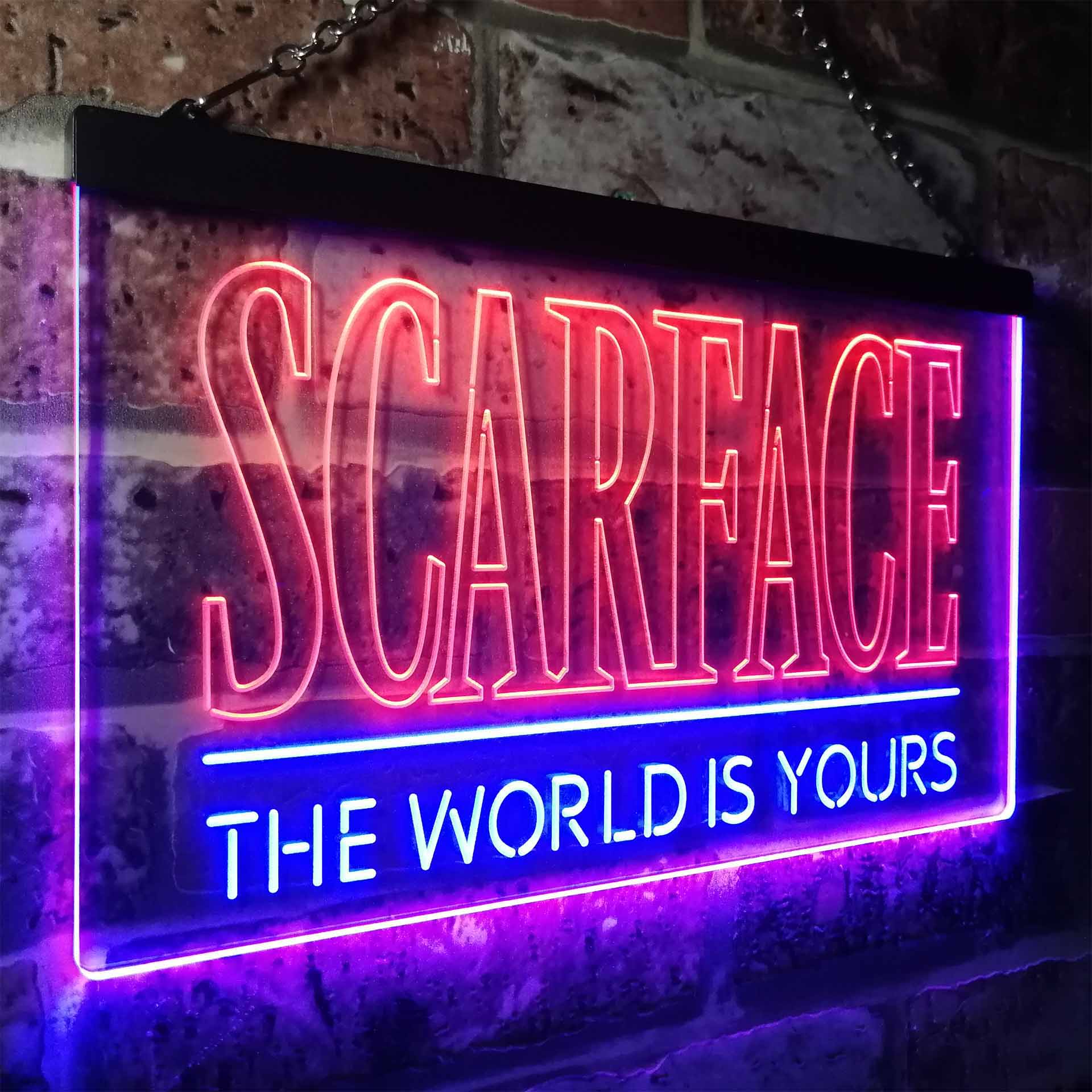 Scarface The World is Yours Neon-Like LED Sign - ProLedSign