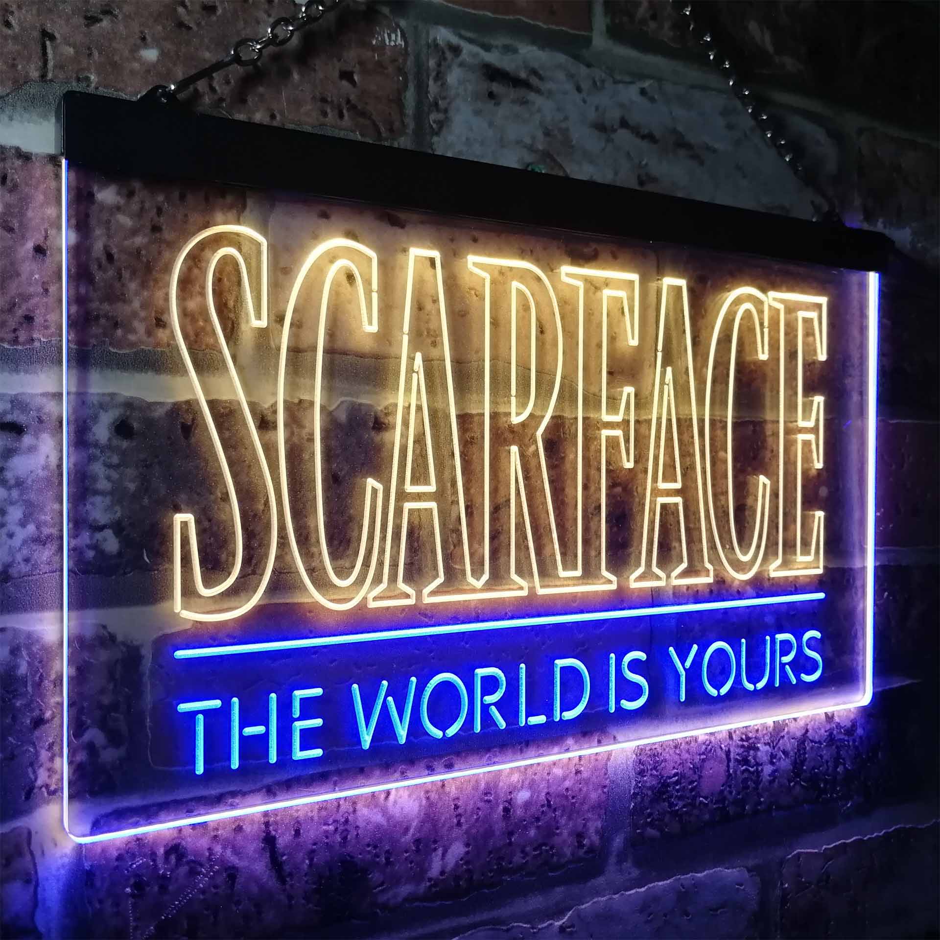 Scarface The World is Yours Neon-Like LED Sign - ProLedSign