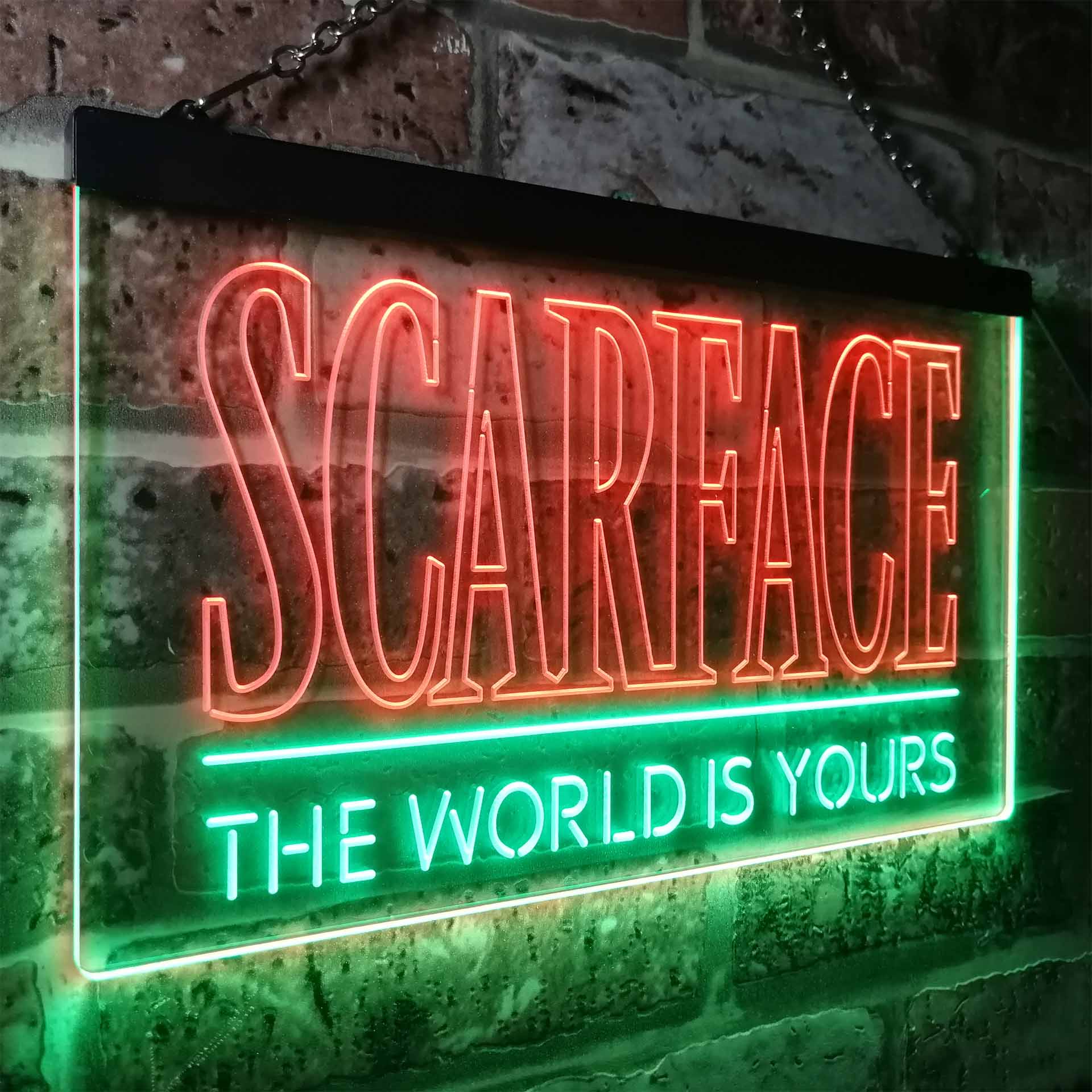 Scarface The World is Yours Neon-Like LED Sign - ProLedSign