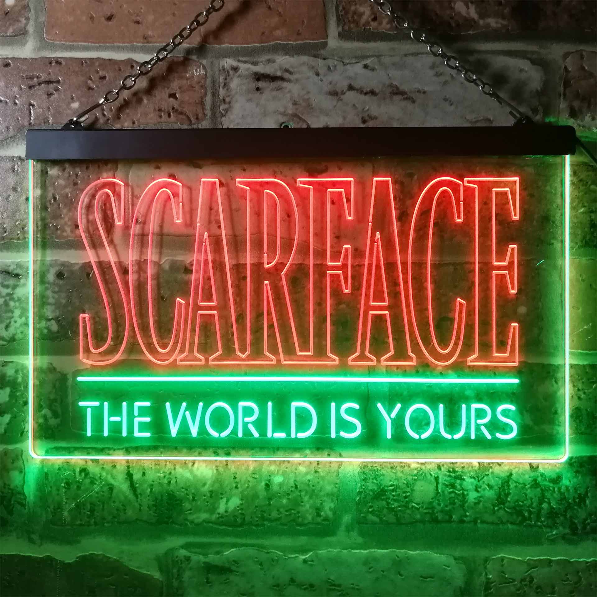 Scarface The World is Yours Neon-Like LED Sign - ProLedSign