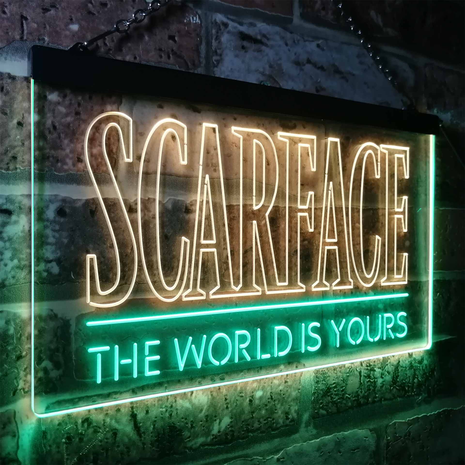 Scarface The World is Yours Neon-Like LED Sign - ProLedSign