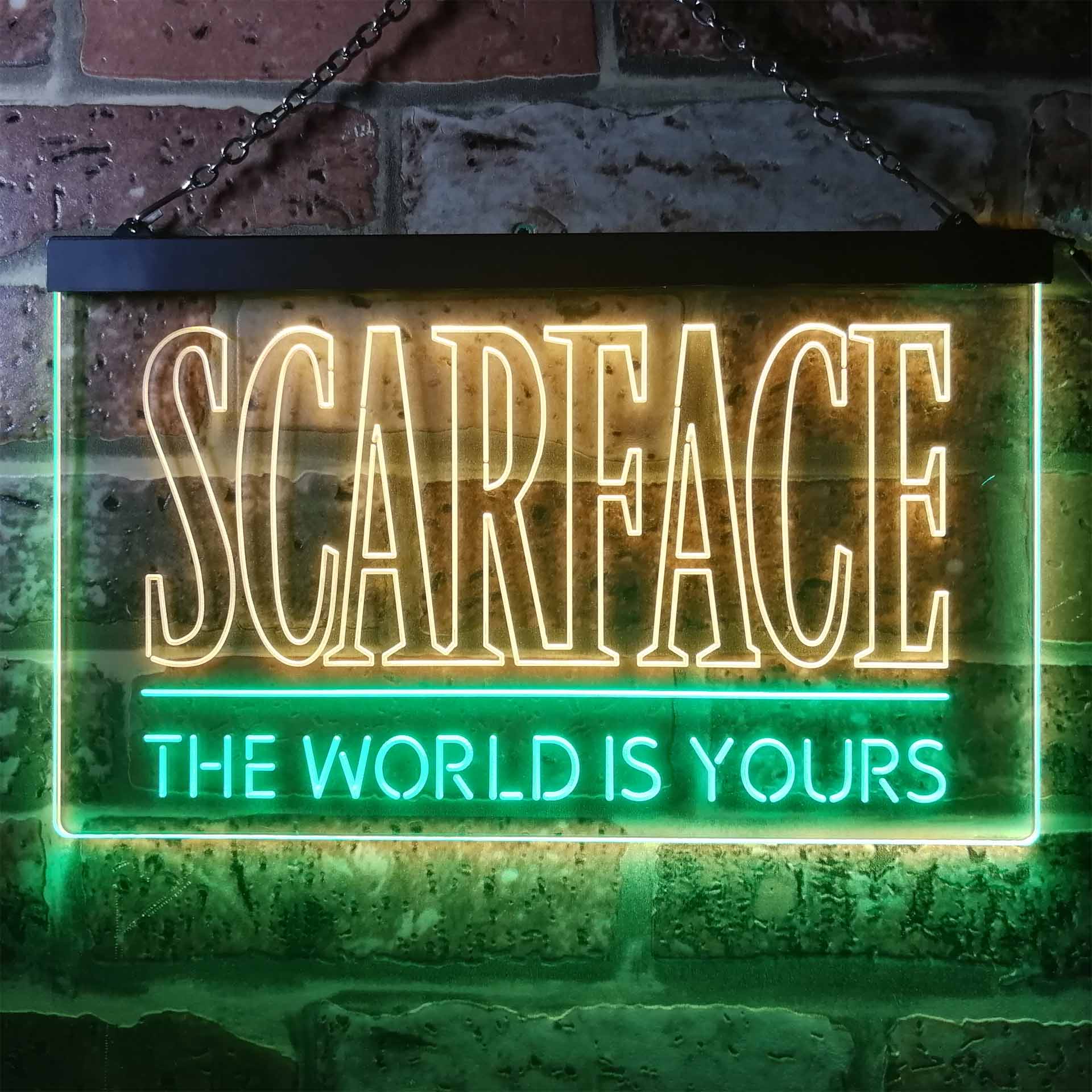 Scarface The World is Yours Neon-Like LED Sign - ProLedSign