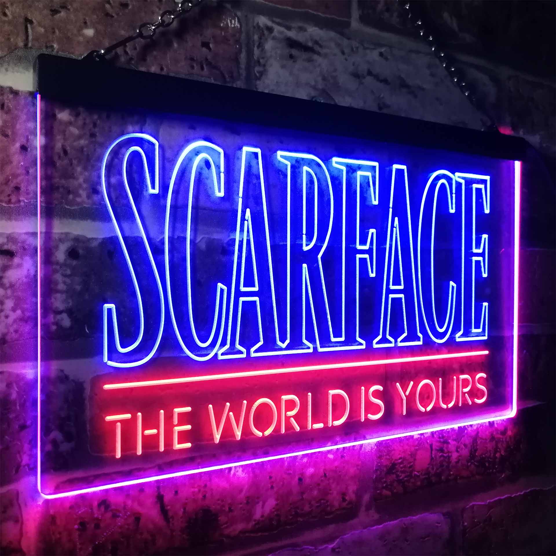 Scarface The World is Yours Neon-Like LED Sign - ProLedSign