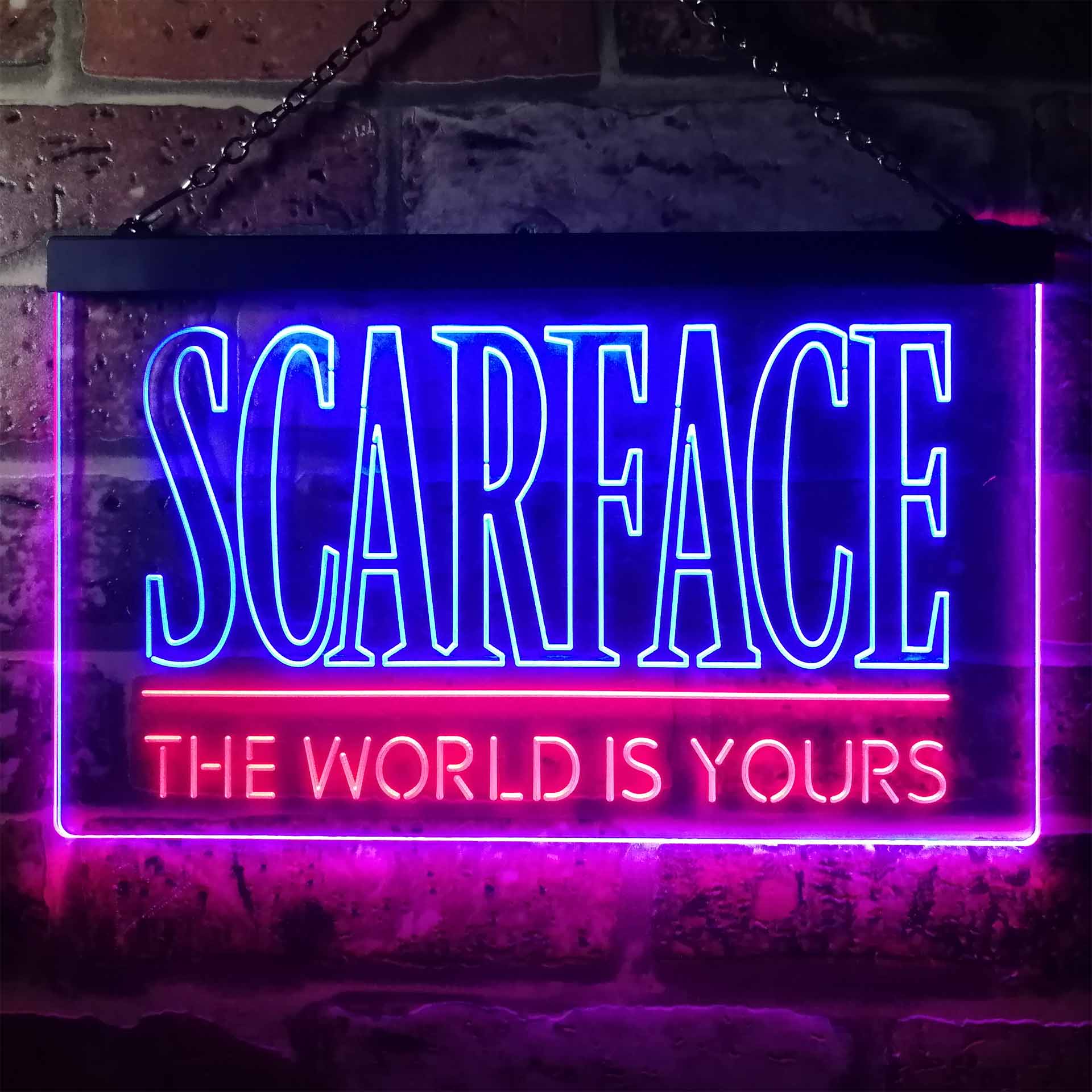 Scarface The World is Yours Neon-Like LED Sign - ProLedSign