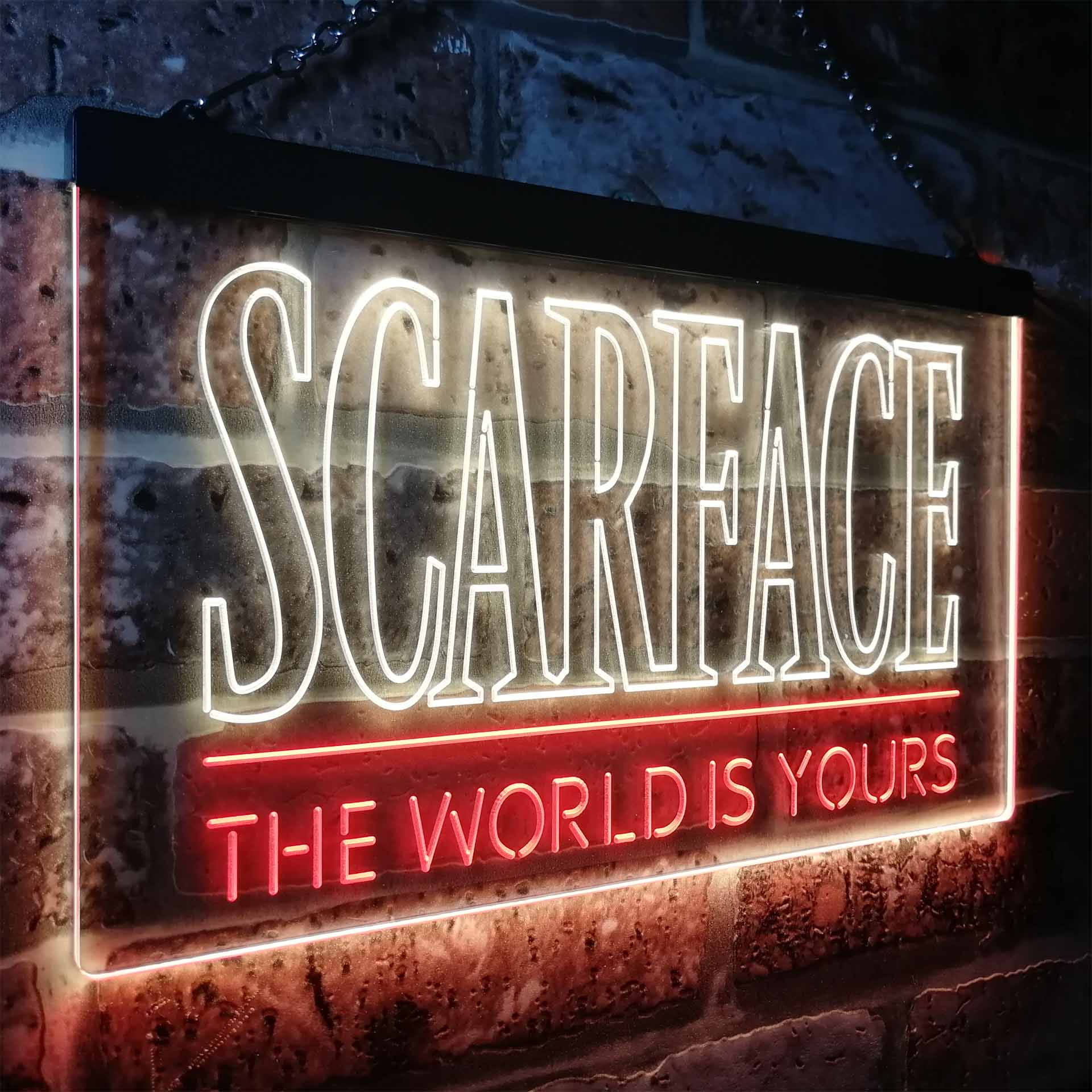 Scarface The World is Yours Neon-Like LED Sign - ProLedSign