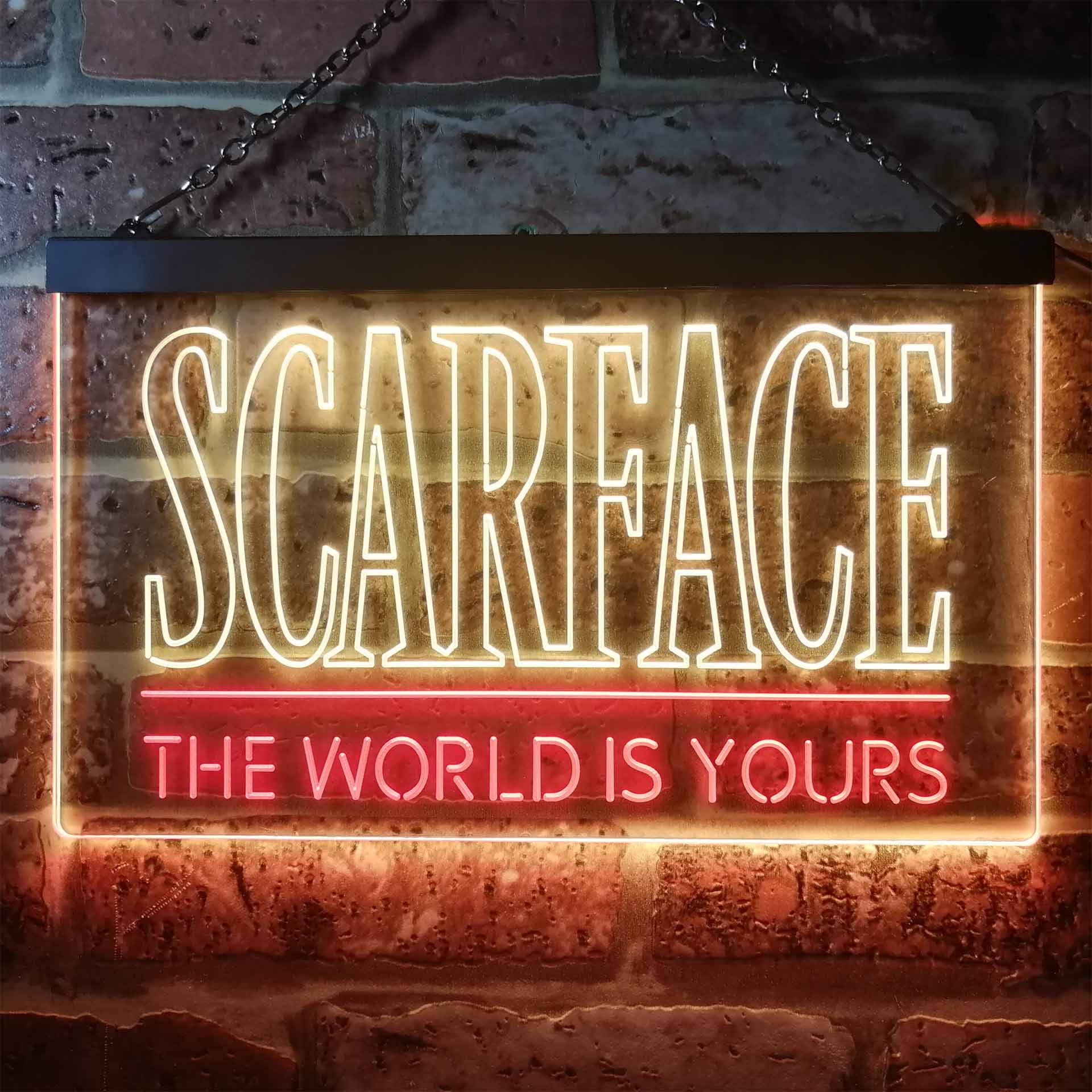 Scarface The World is Yours Neon-Like LED Sign - ProLedSign