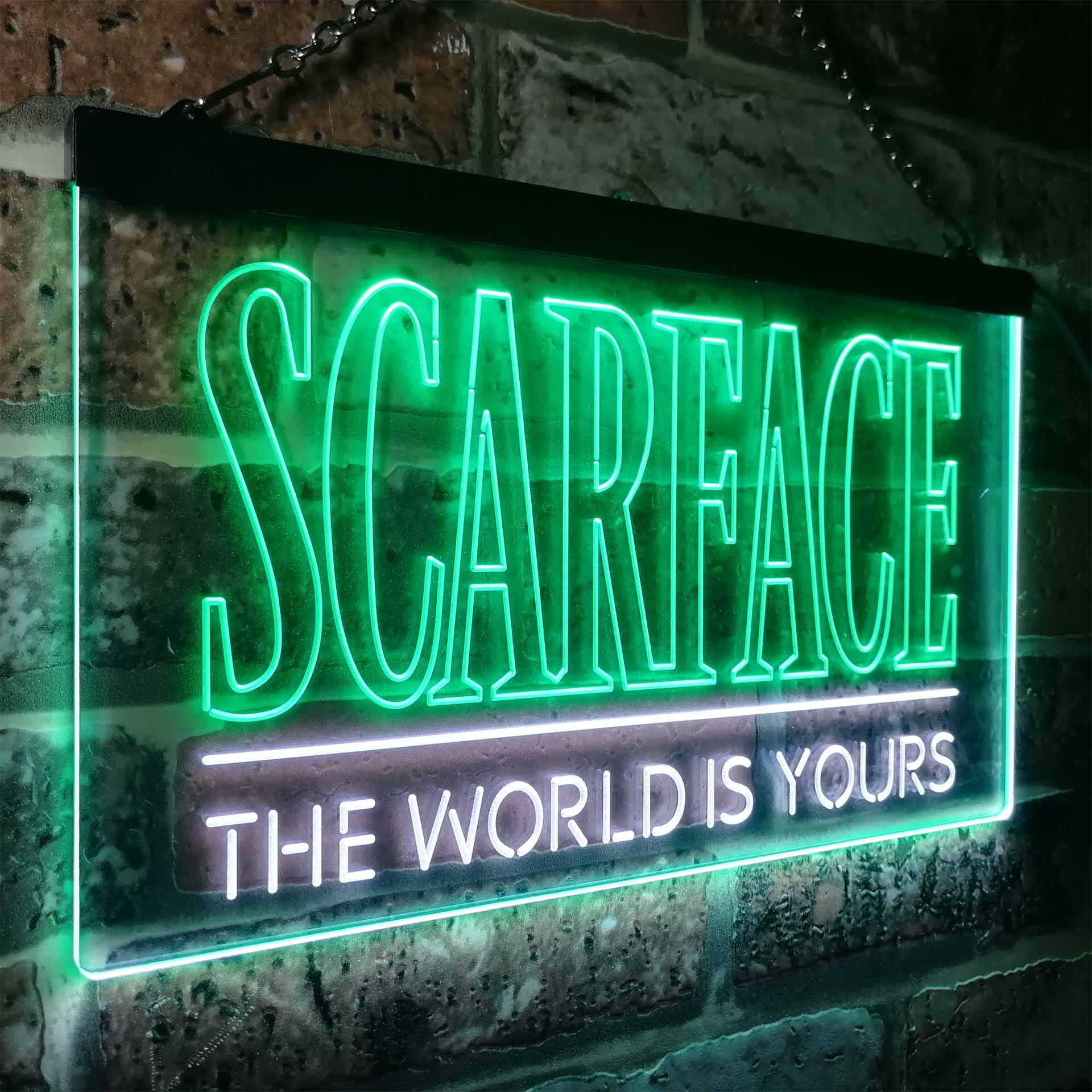 Scarface The World is Yours Neon-Like LED Sign - ProLedSign