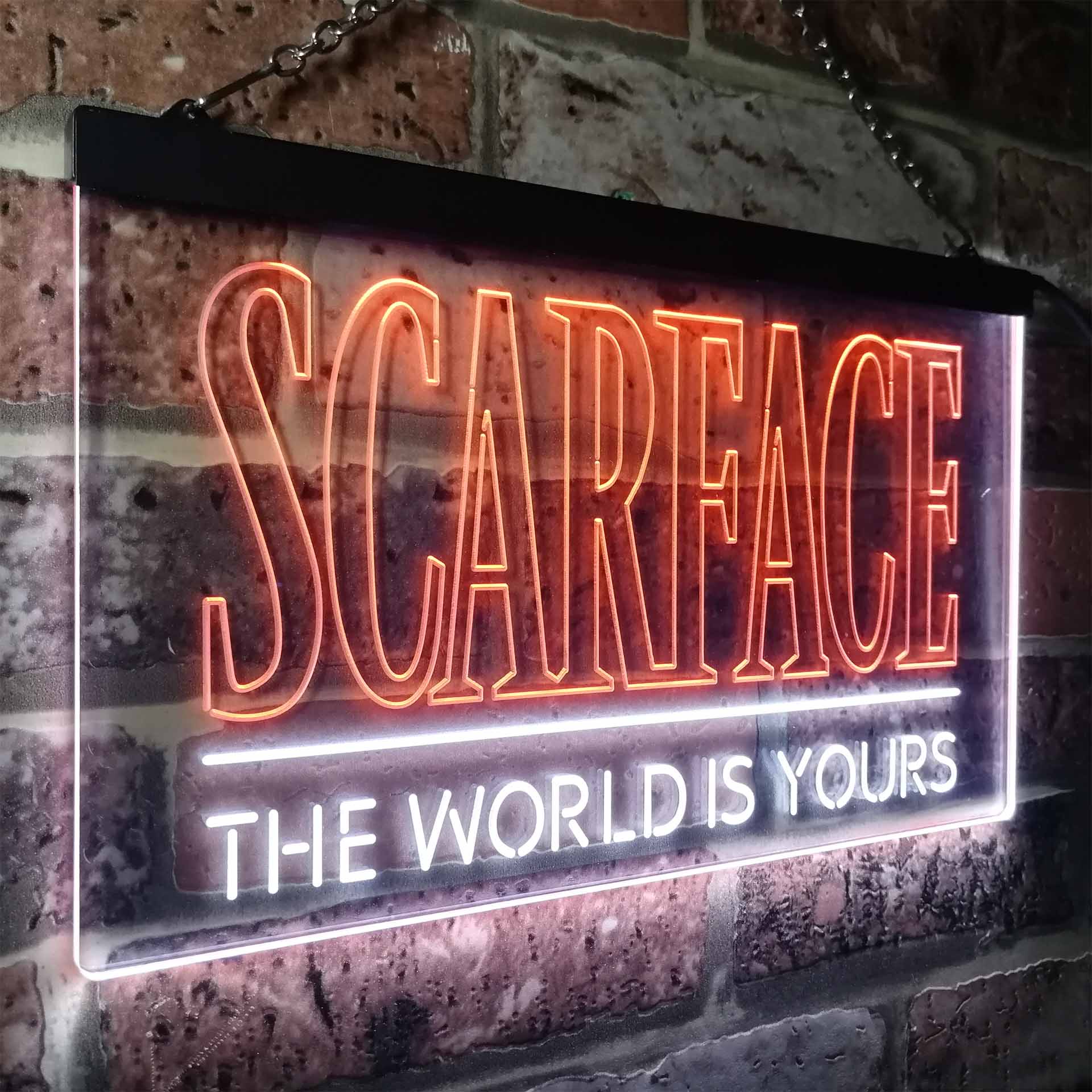 Scarface The World is Yours Neon-Like LED Sign - ProLedSign