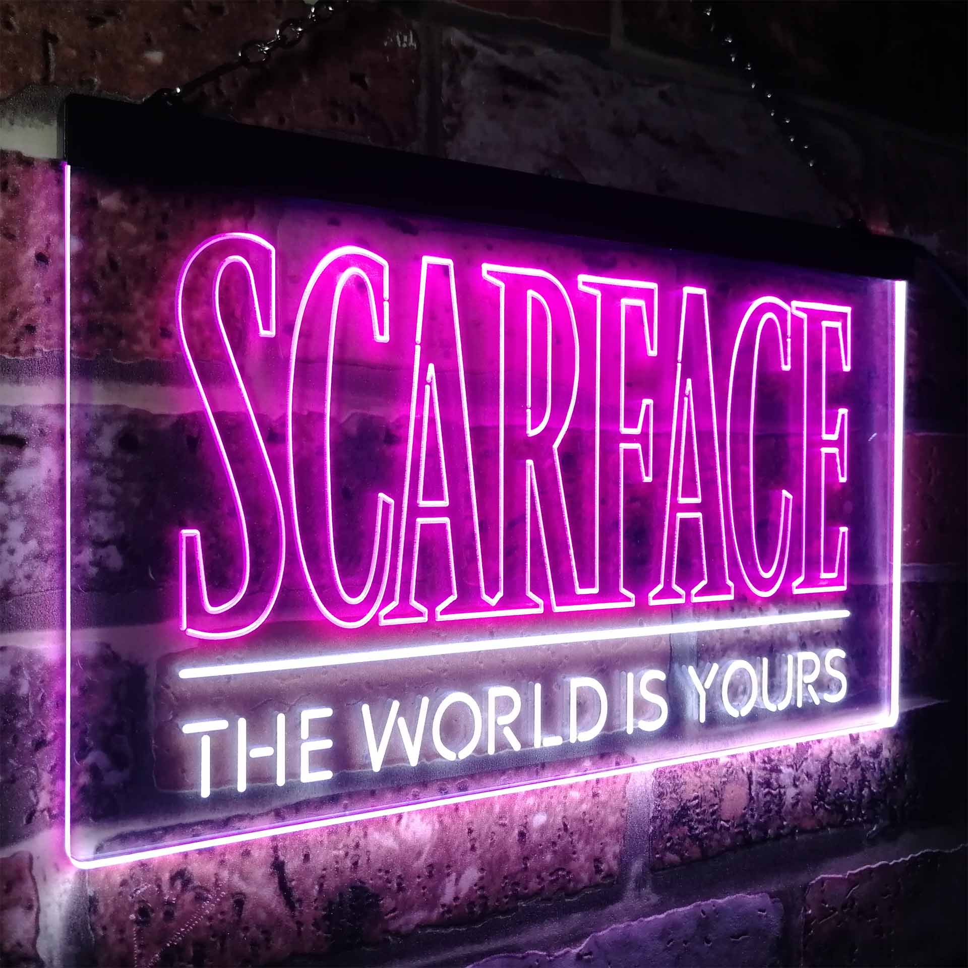 Scarface The World is Yours Neon-Like LED Sign - ProLedSign