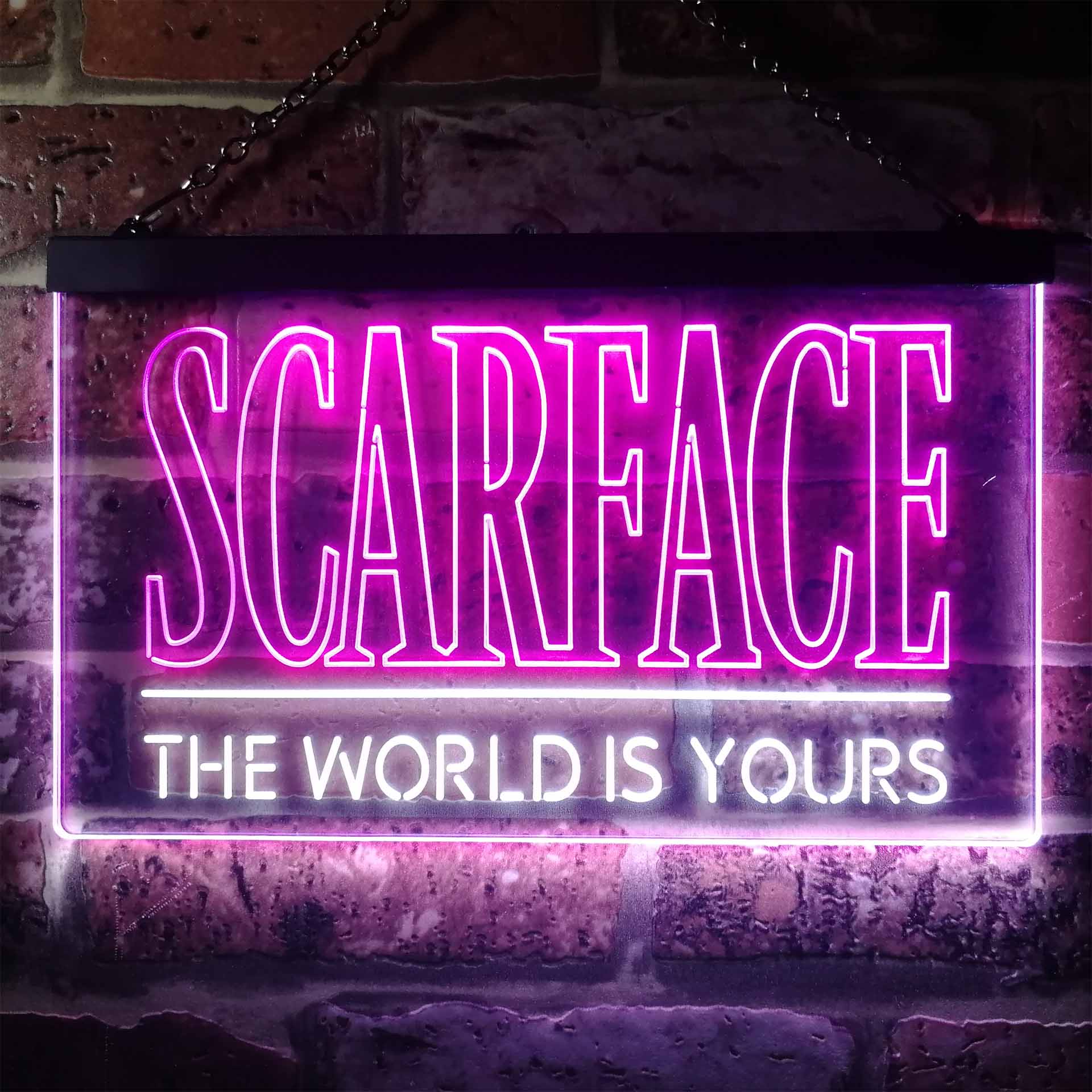 Scarface The World is Yours Neon-Like LED Sign - ProLedSign