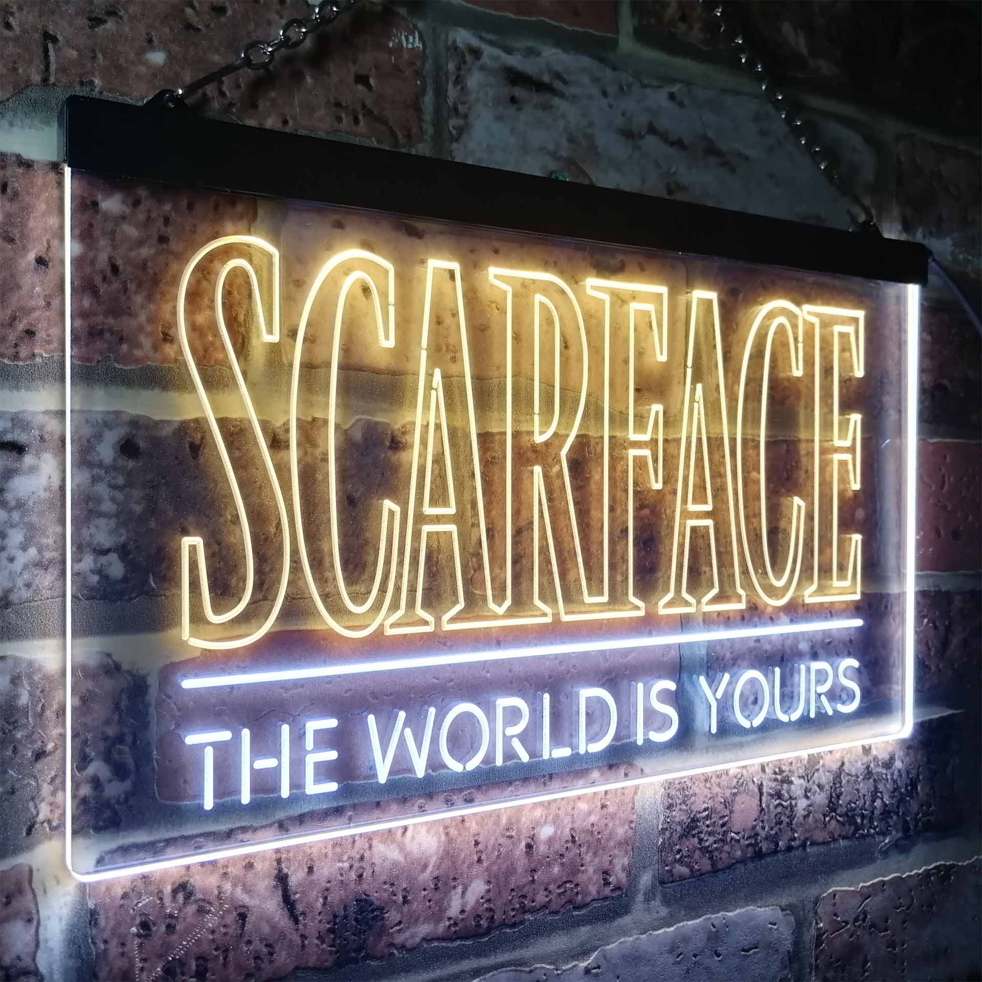 Scarface The World is Yours Neon-Like LED Sign - ProLedSign