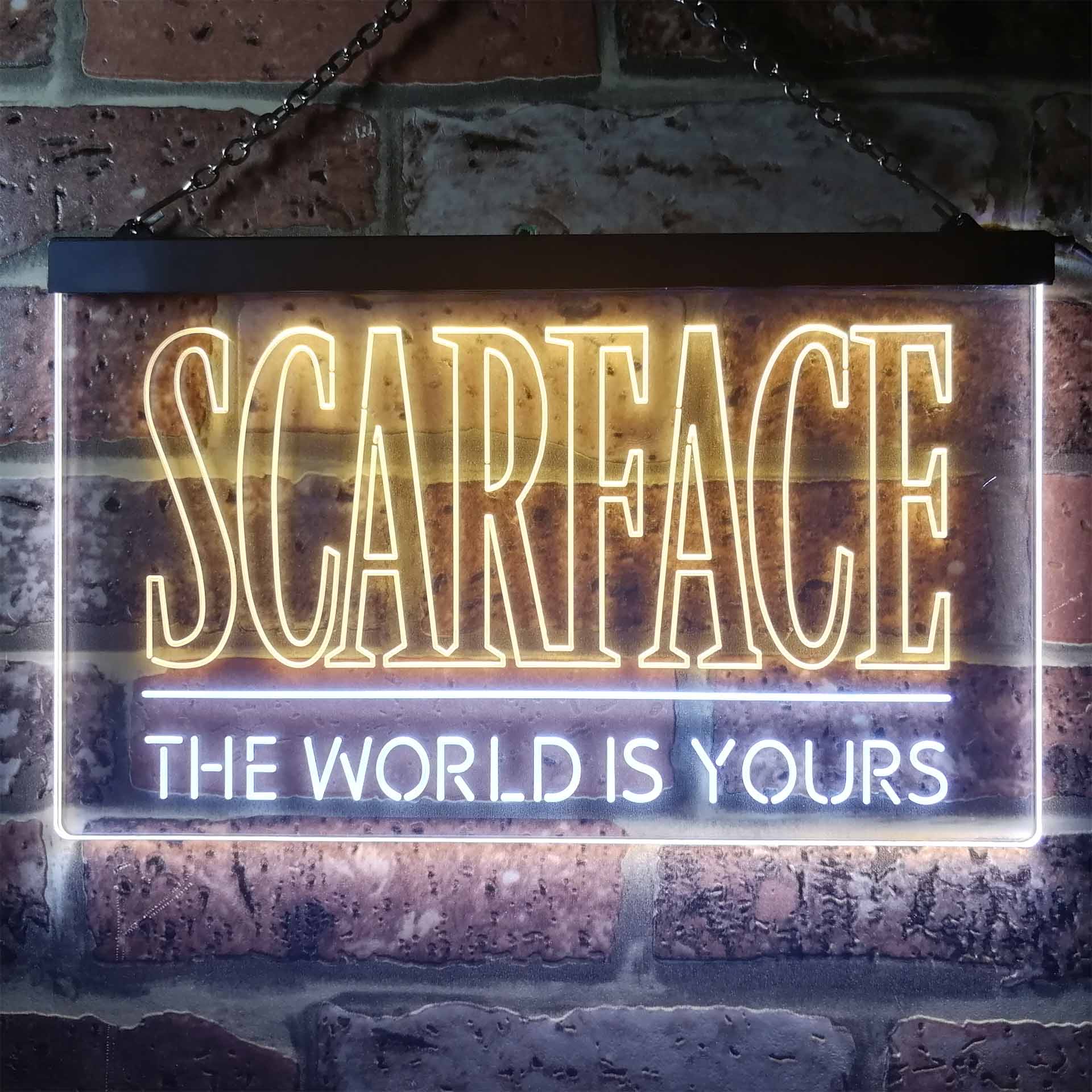 Scarface The World is Yours Neon-Like LED Sign - ProLedSign