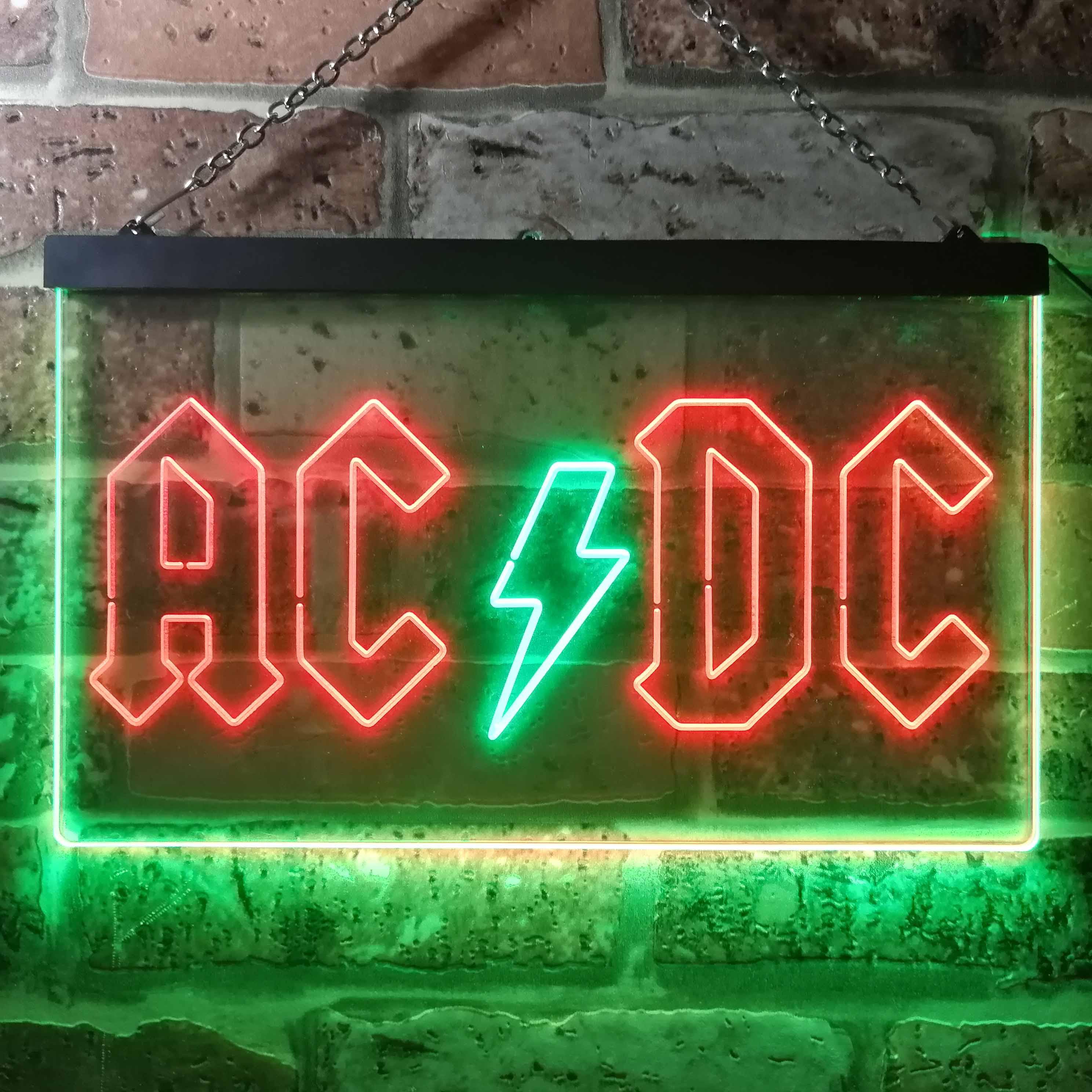 AC/DC Band Music LED Neon Sign | holiday birthday gift | music neon