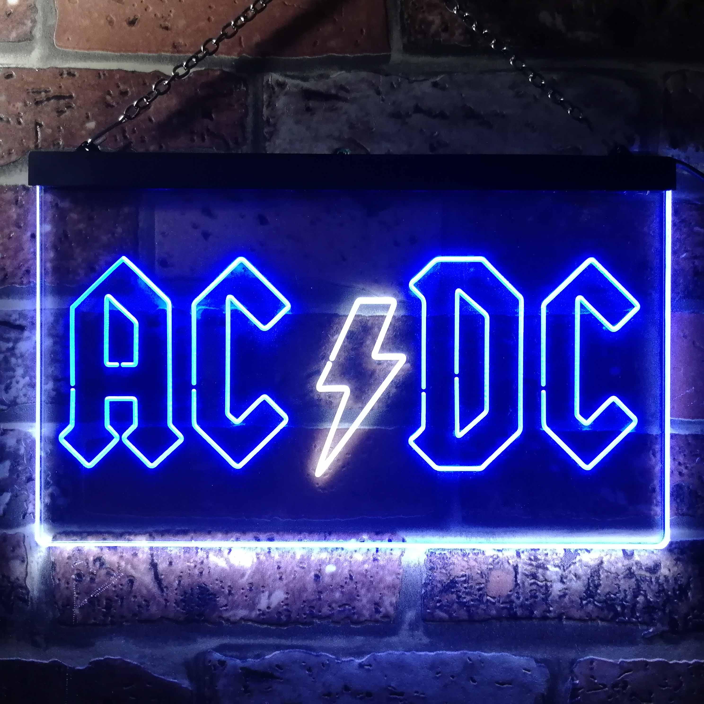 AC/DC Band Music LED Neon Sign | holiday birthday gift | music neon