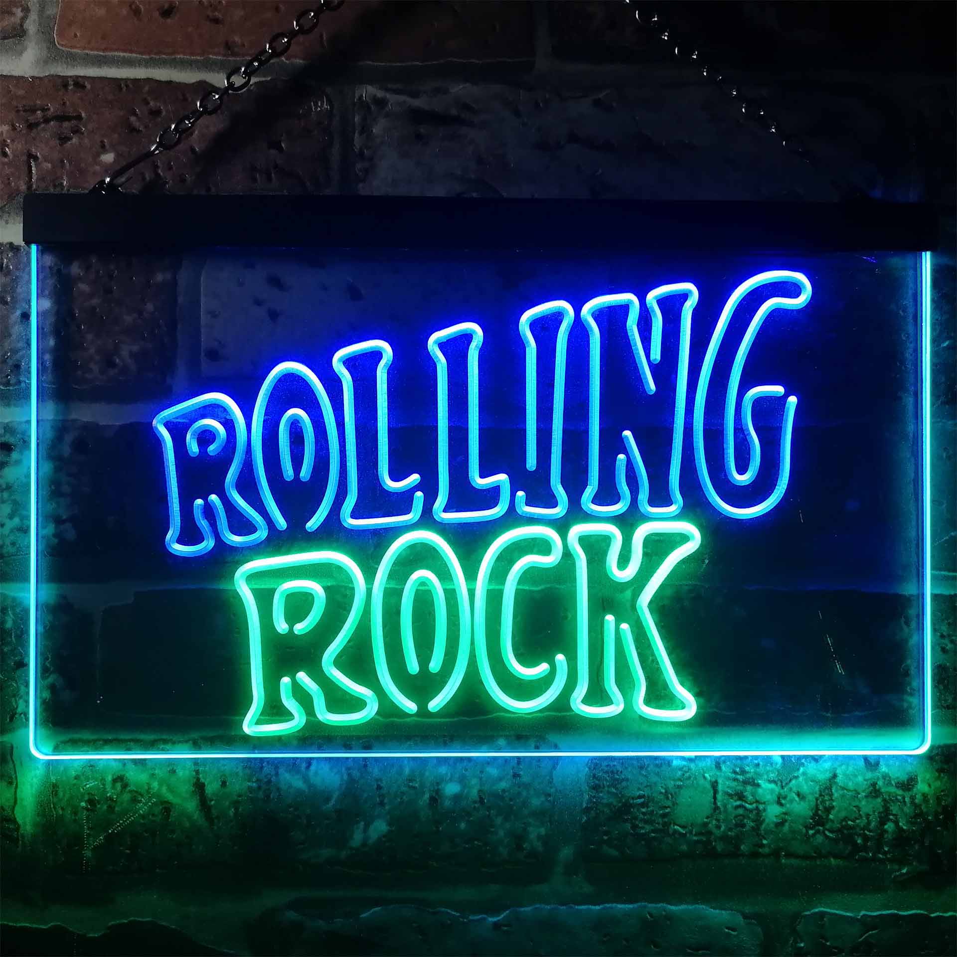 Rolling Rock Music Neon-Like LED Sign