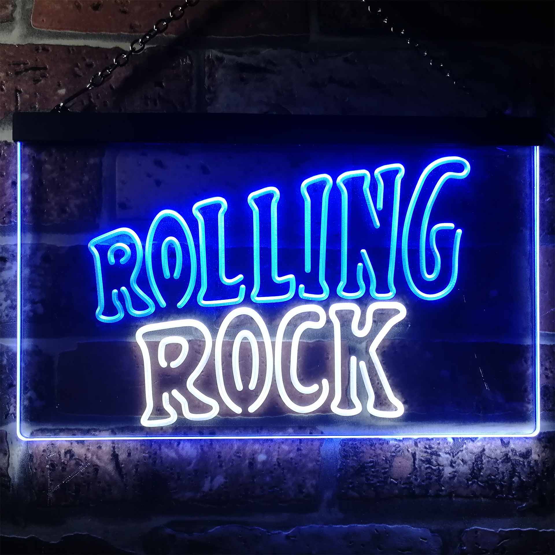 Rolling Rock Music Neon-Like LED Sign