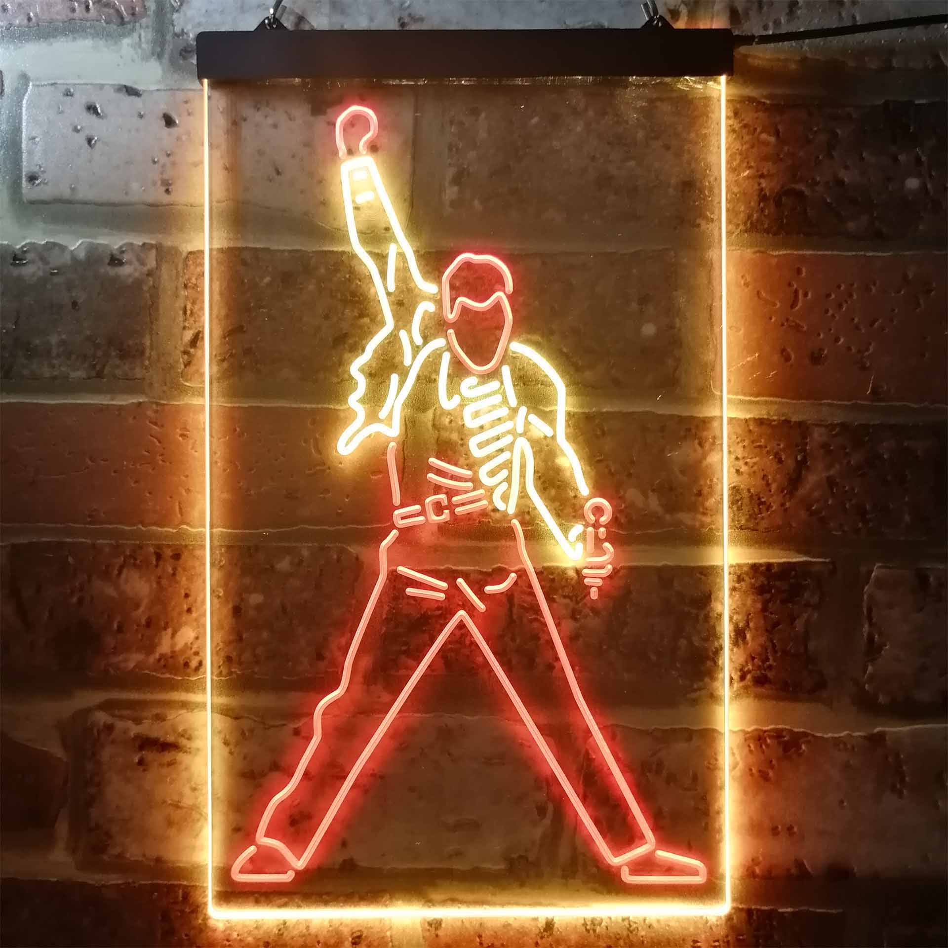 Freddie Mercury Dual Color LED Neon Sign ProLedSign