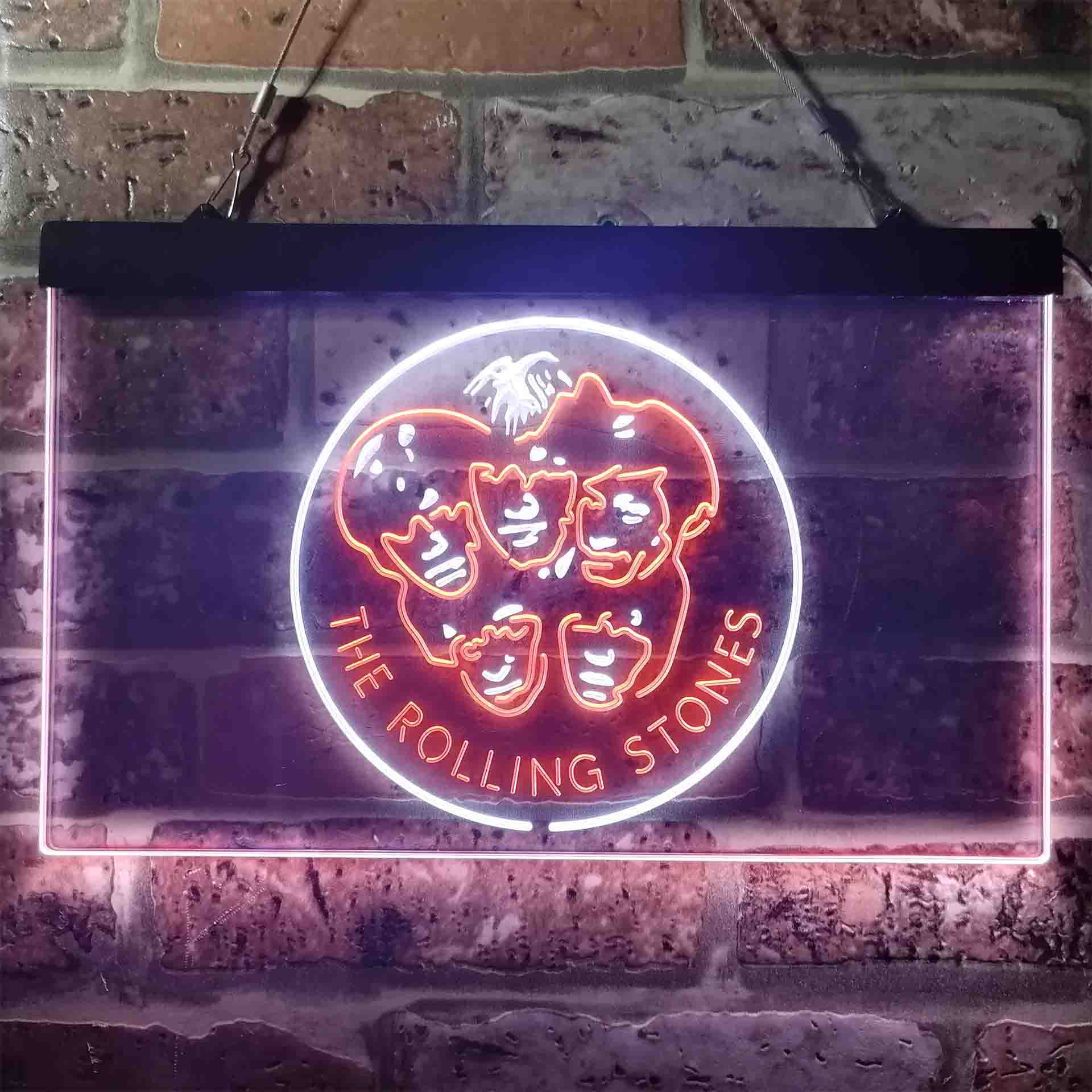 The Rolling Stones Heads Neon-Like LED Sign