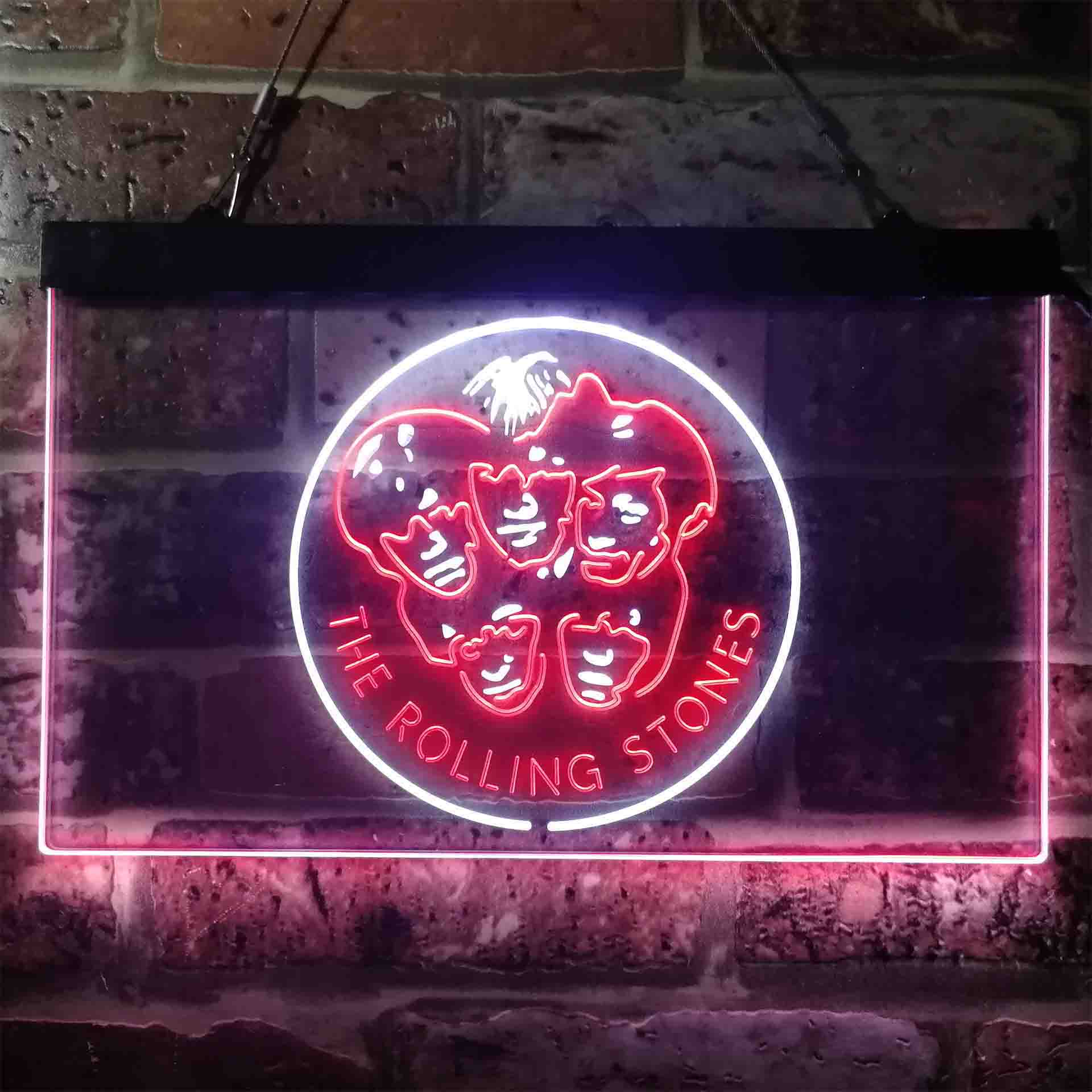 The Rolling Stones Heads Neon-Like LED Sign